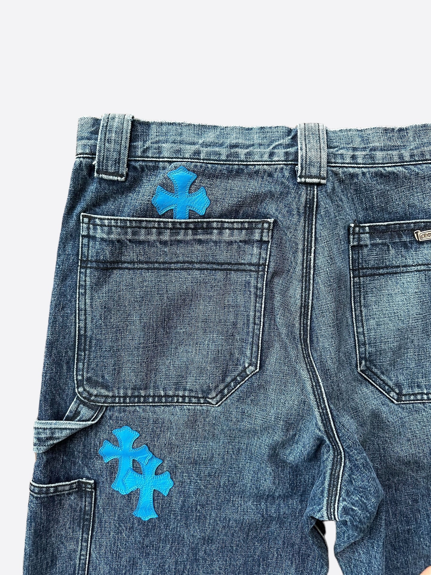 Chrome Hearts Blue Cross Patch 1/1 Carpenter Jeans