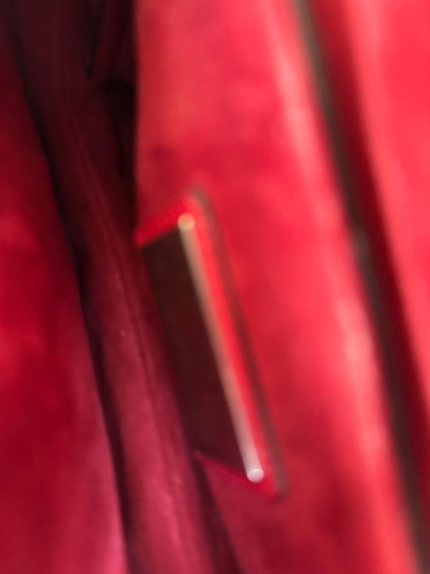 Dior Red Lizard 1/1 Crystal D Mini Saddle Bag