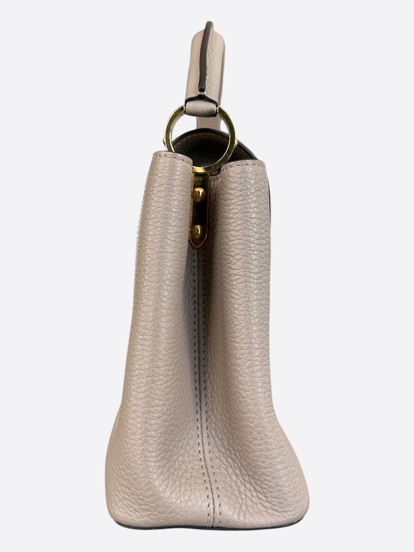 Louis Vuitton Beige Capucines PM