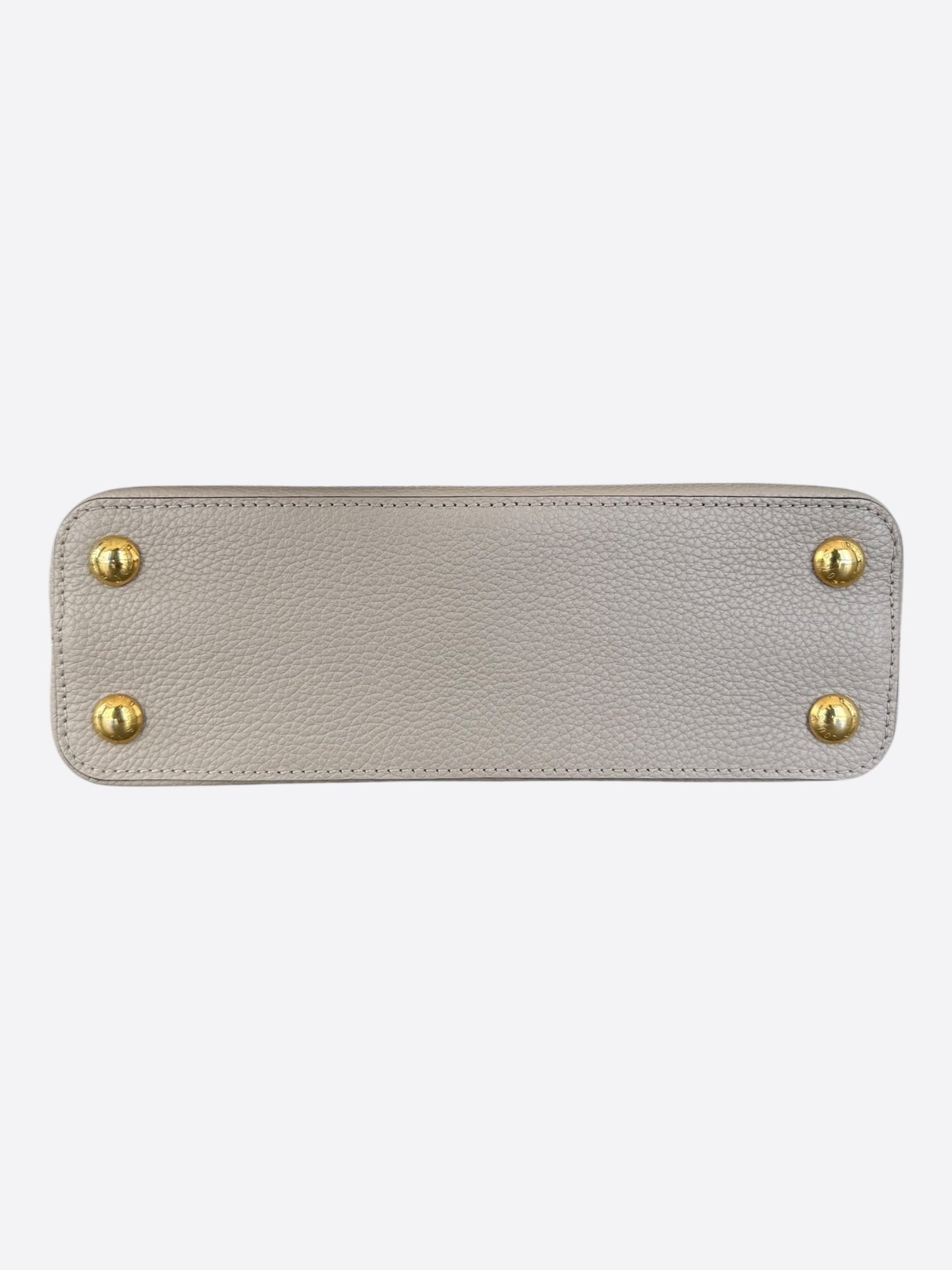 Louis Vuitton Beige Capucines PM