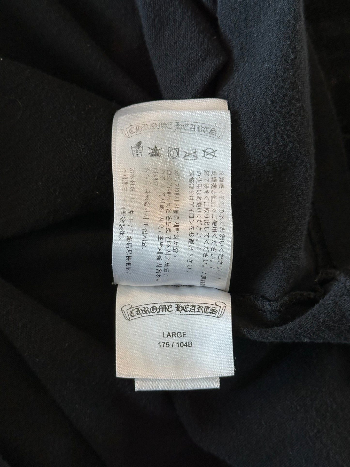 Chrome Hearts Black & White F**K You Longsleeve T-Shirt