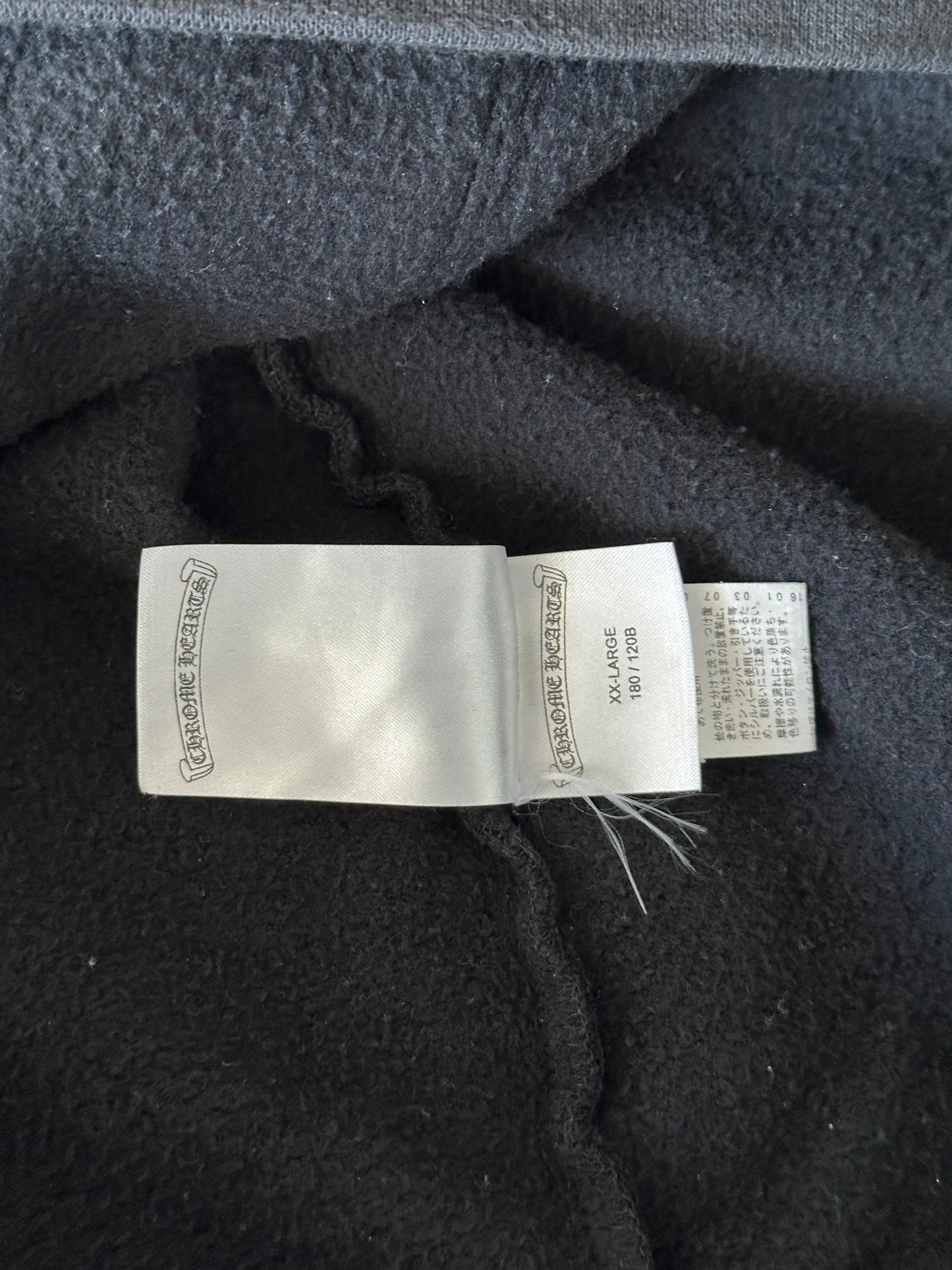 Chrome Hearts Black & White Osaka Horseshoe Logo Hoodie