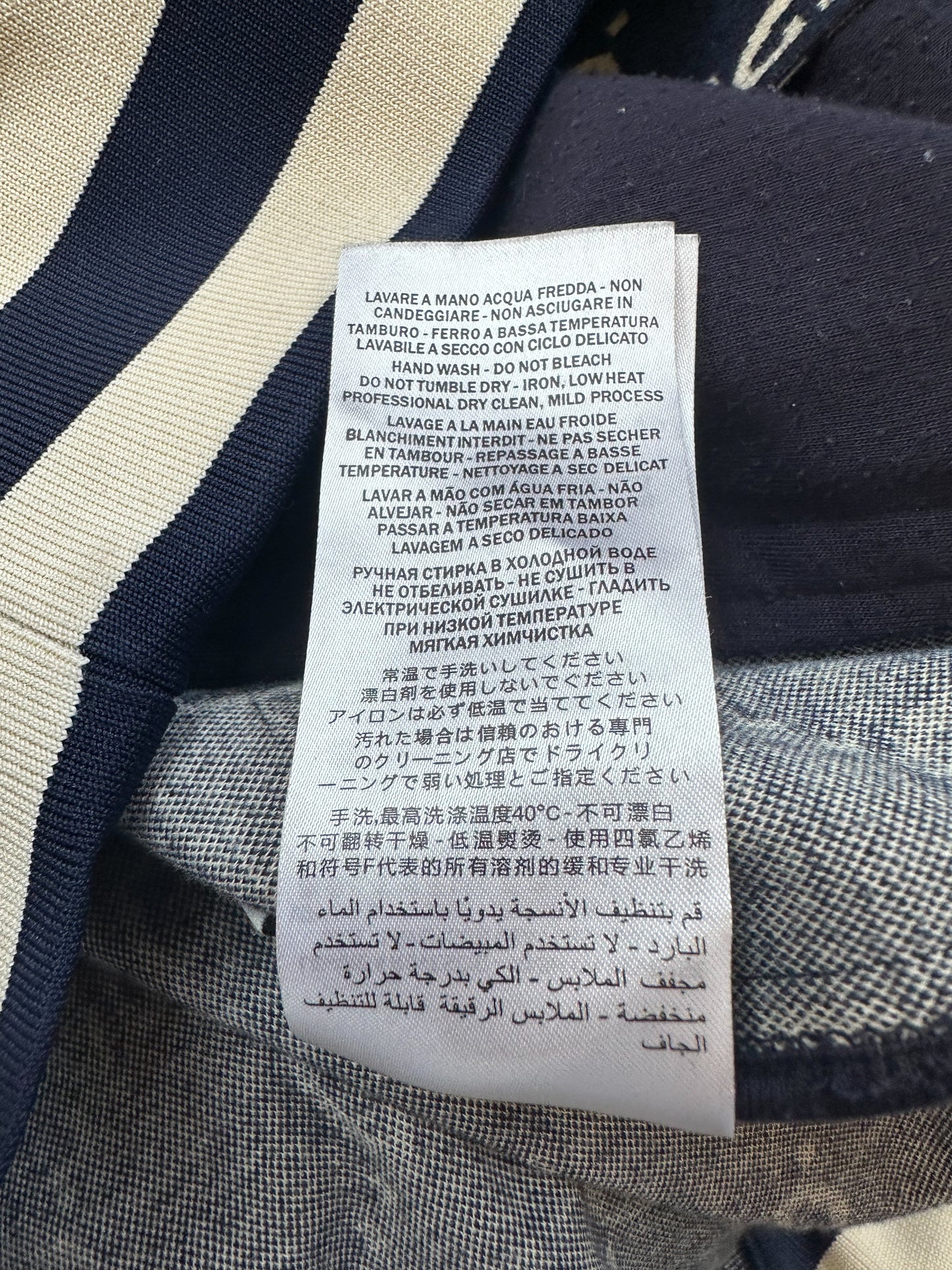 Gucci Blue & White GG Jacquard Monogram Track Jacket