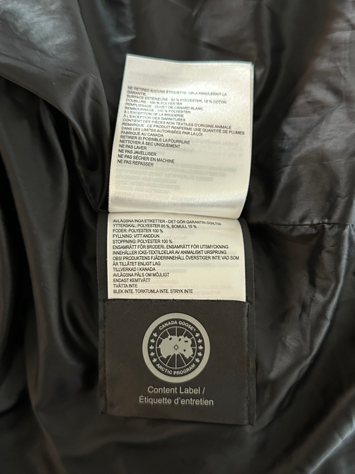 Canada Goose Black Camo Macmillan Black Label Men's Jacket