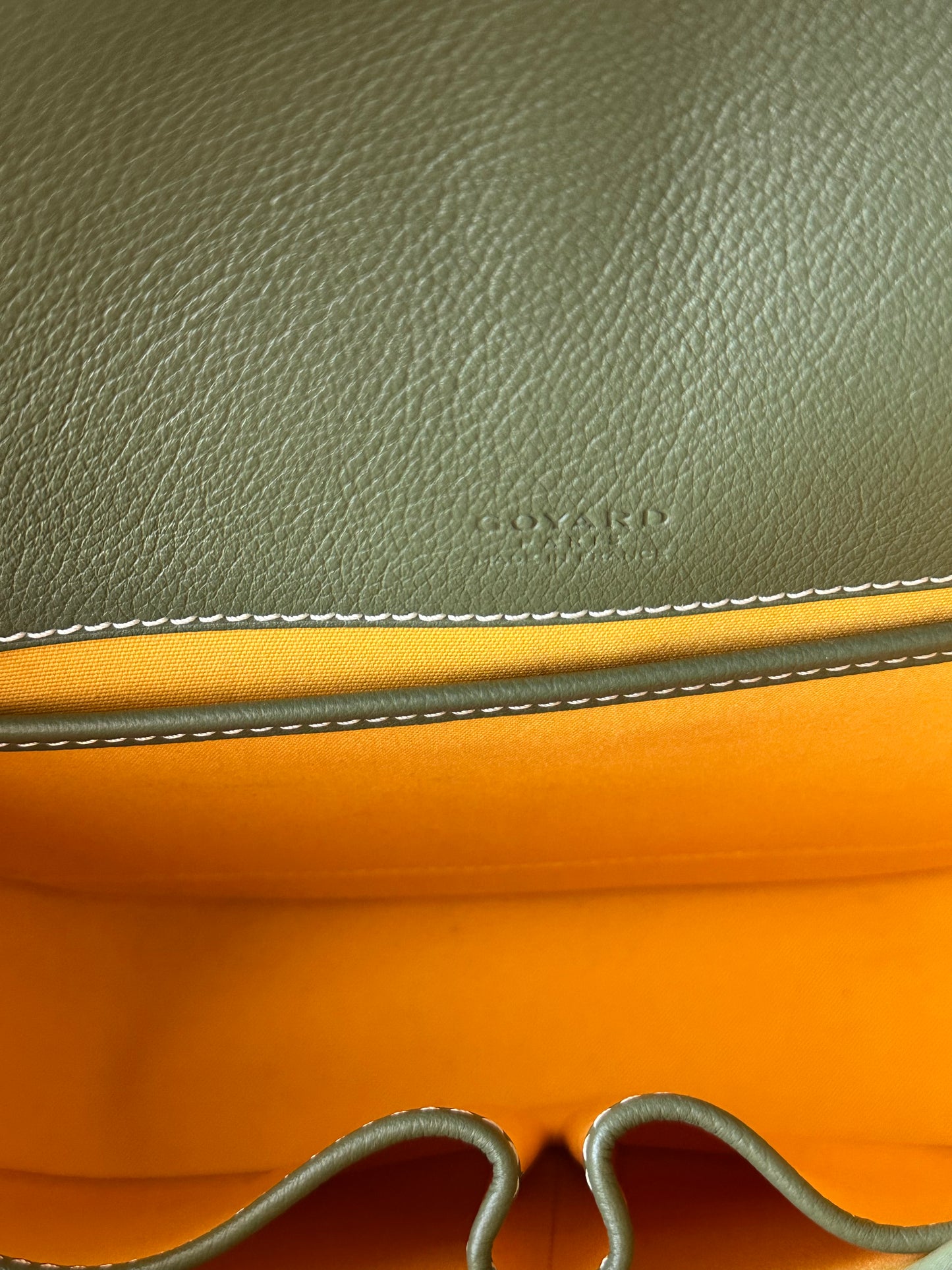 Goyard Khaki Belvedere Messenger Bag