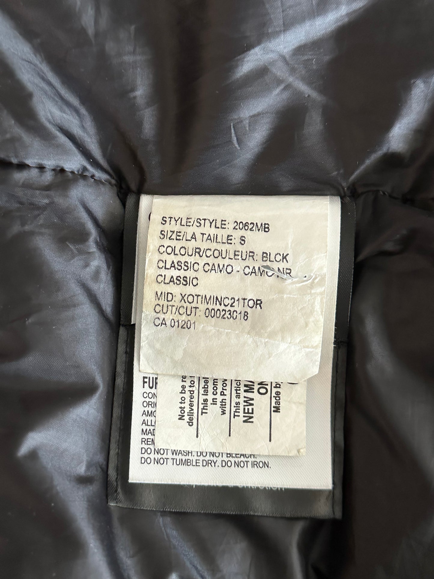 Canada Goose Black Camo Langford Black Label Men's Jacket