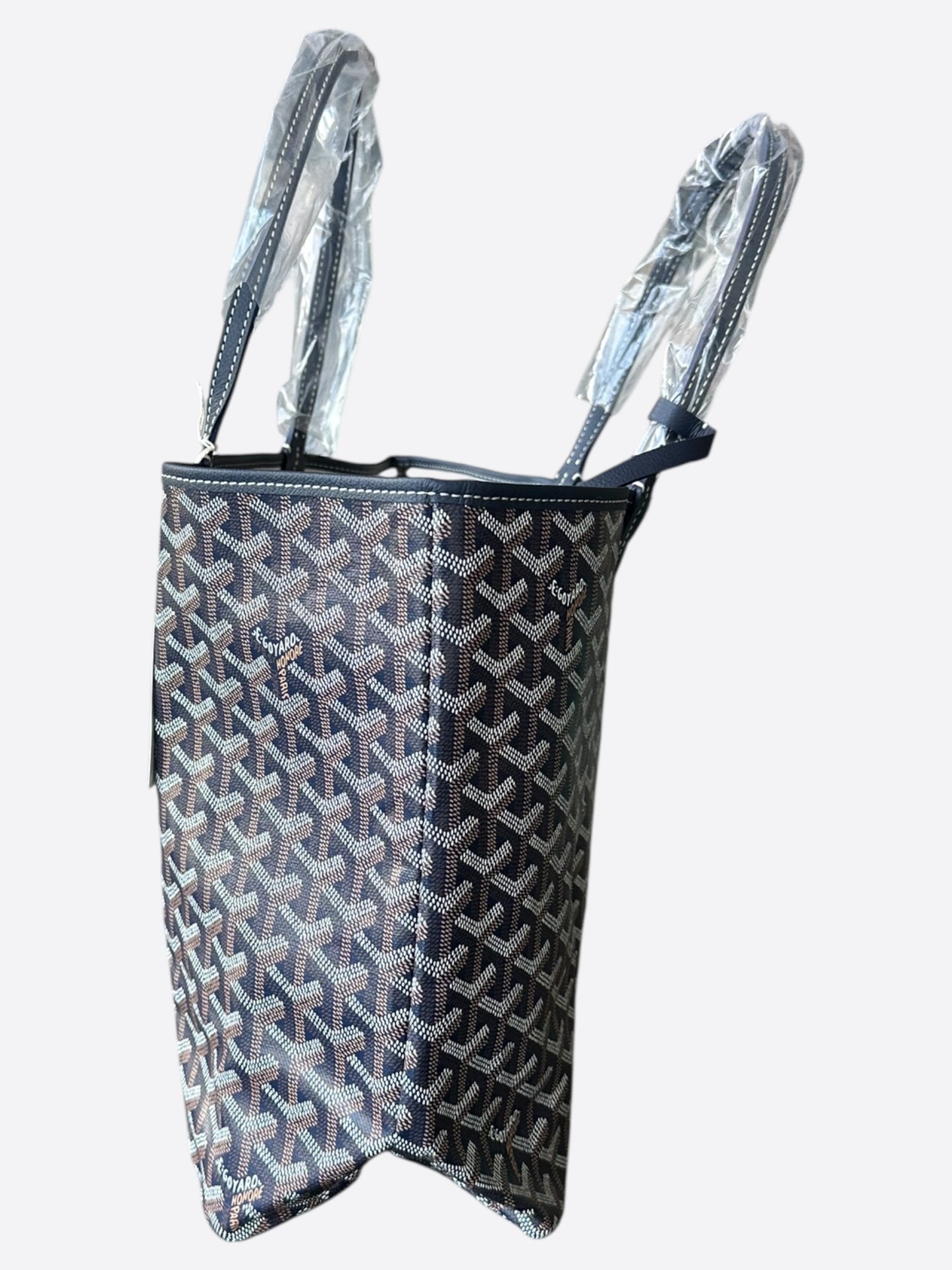 Goyard Navy St. Louis Tote Bag