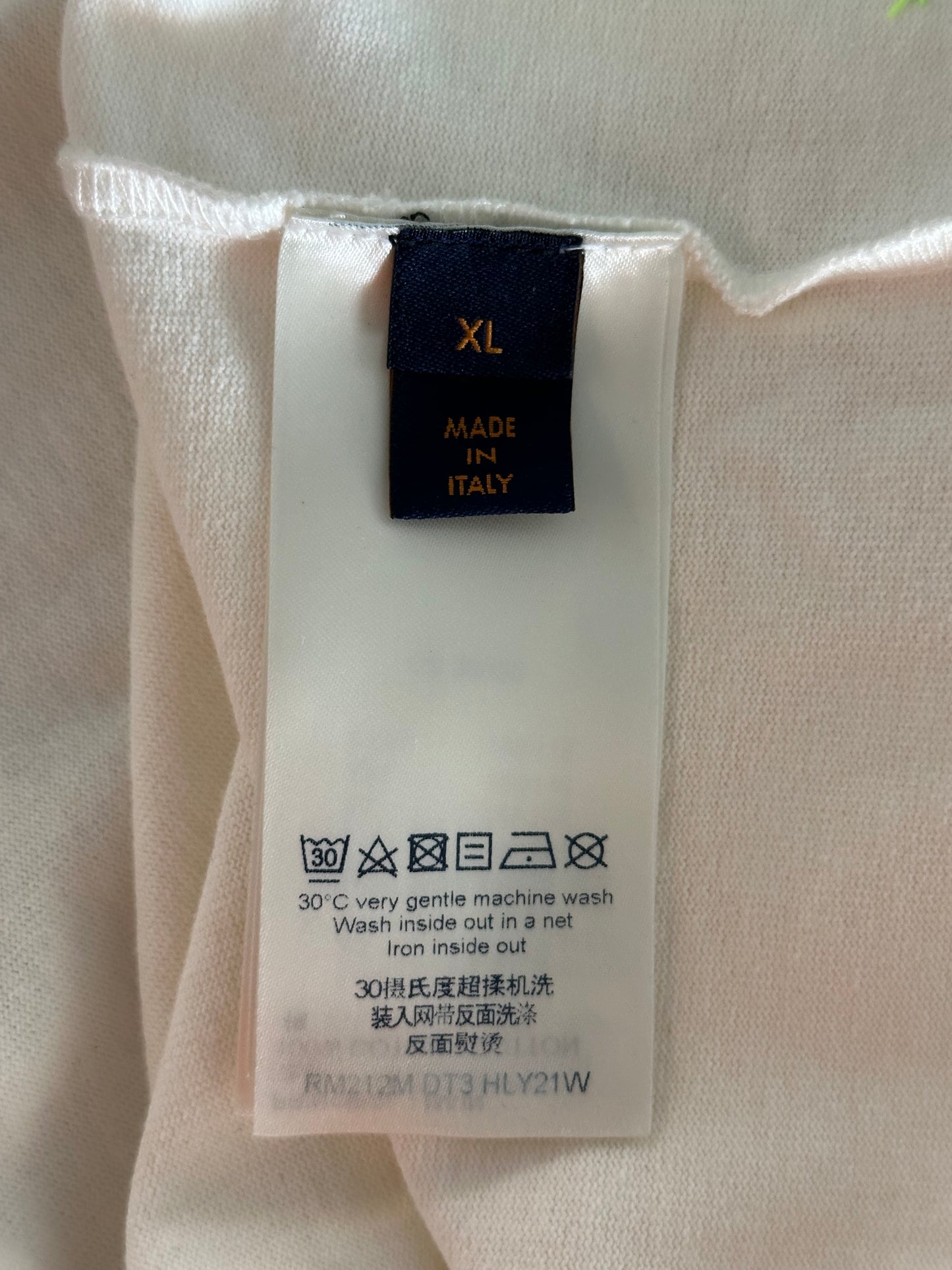 Louis Vuitton White & Green LV Spread T-Shirt