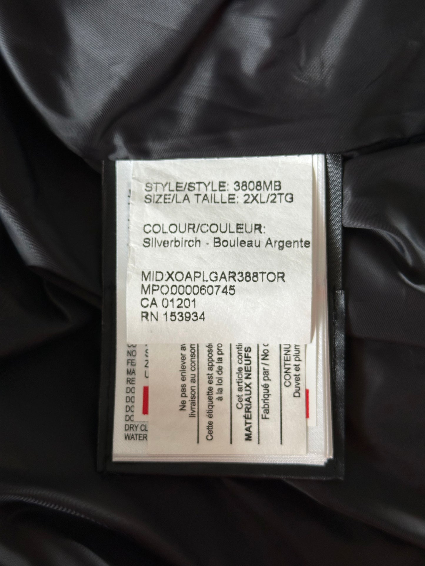 Canada Goose Silverbirch Wyndham Black Label Men's Jacket