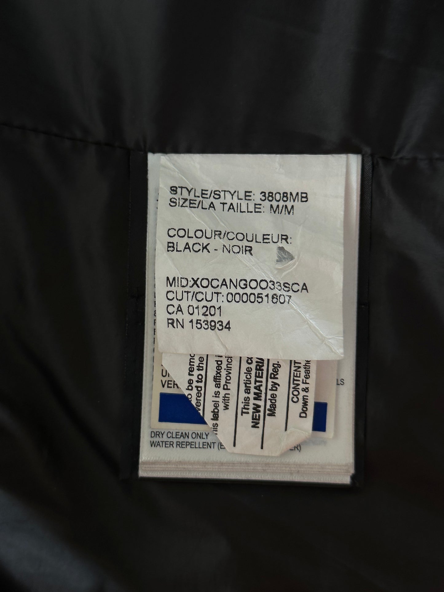 Canada Goose Black Wyndham Black Label Men's Jacket