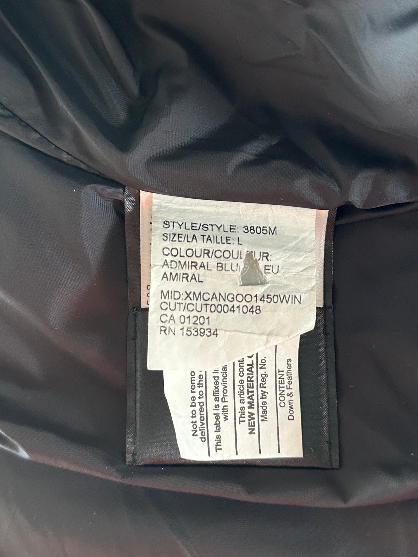 Canada Goose Admiral Blue Carson Men's Jacket