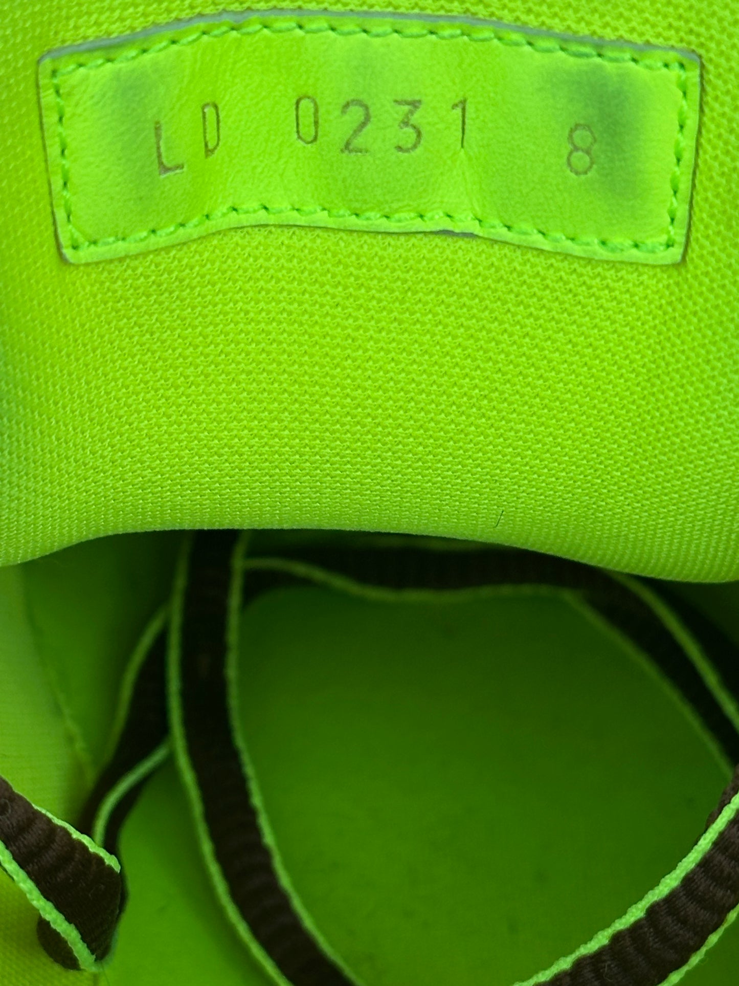 Louis Vuitton Brown & Green Monogram Trainers