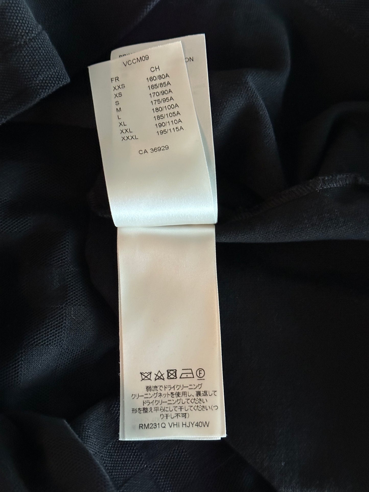 Louis Vuitton Black Half Damier Pocket T-Shirt