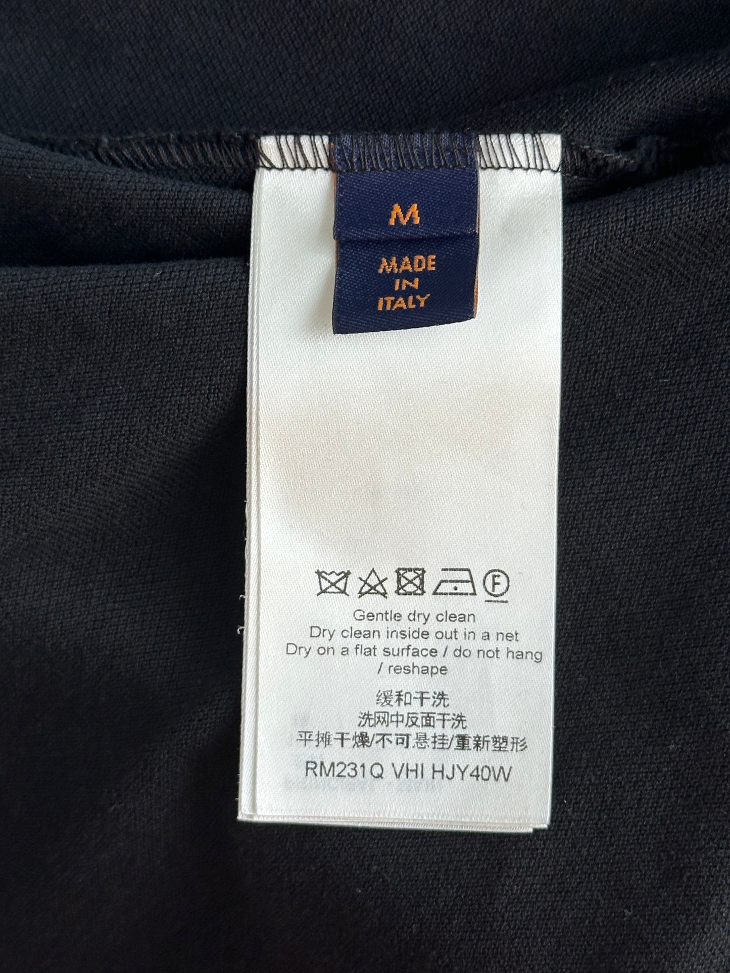 Louis Vuitton Black Half Damier Pocket T-Shirt