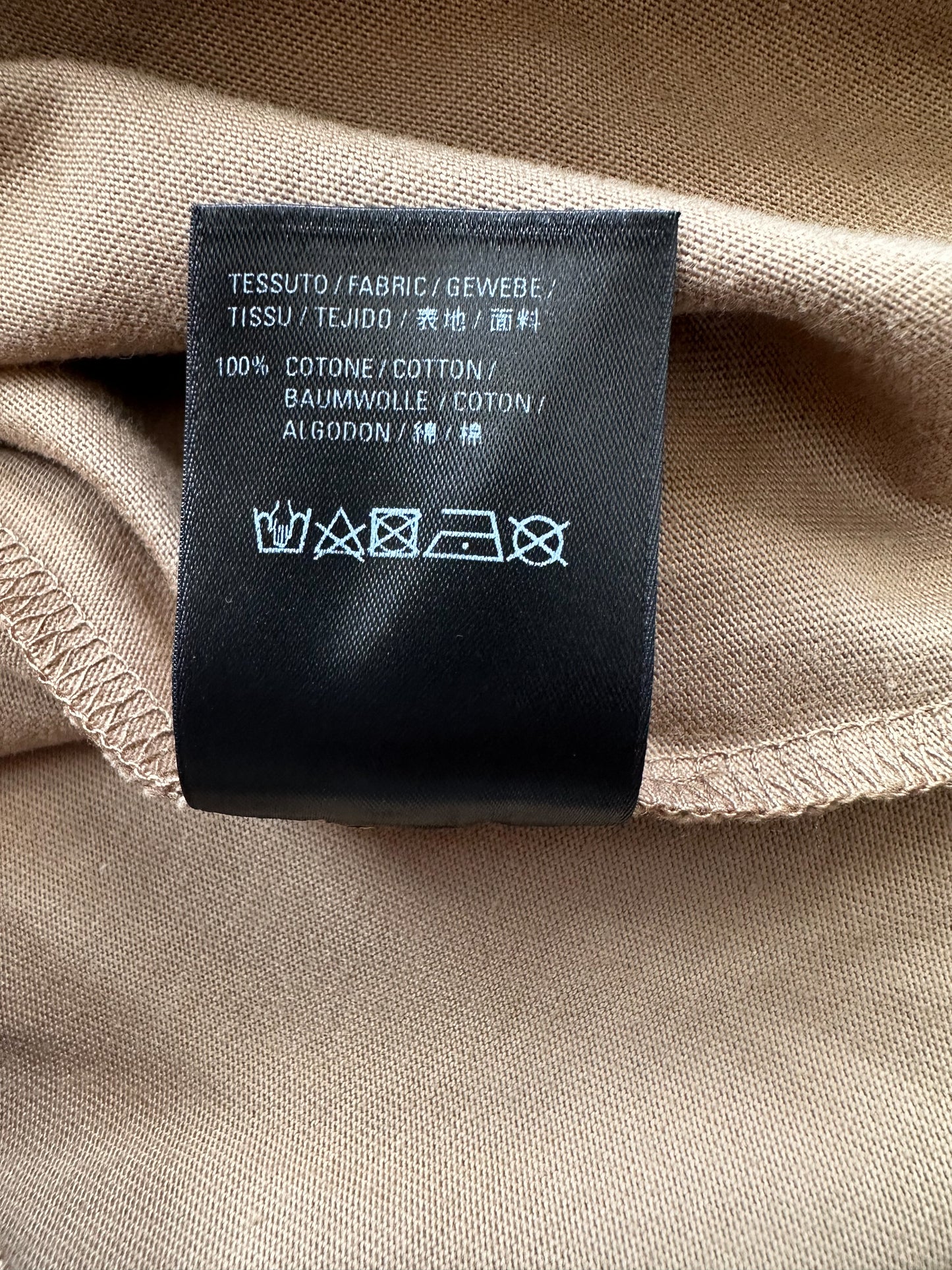 Balenciaga Brown & Black Logo T-Shirt