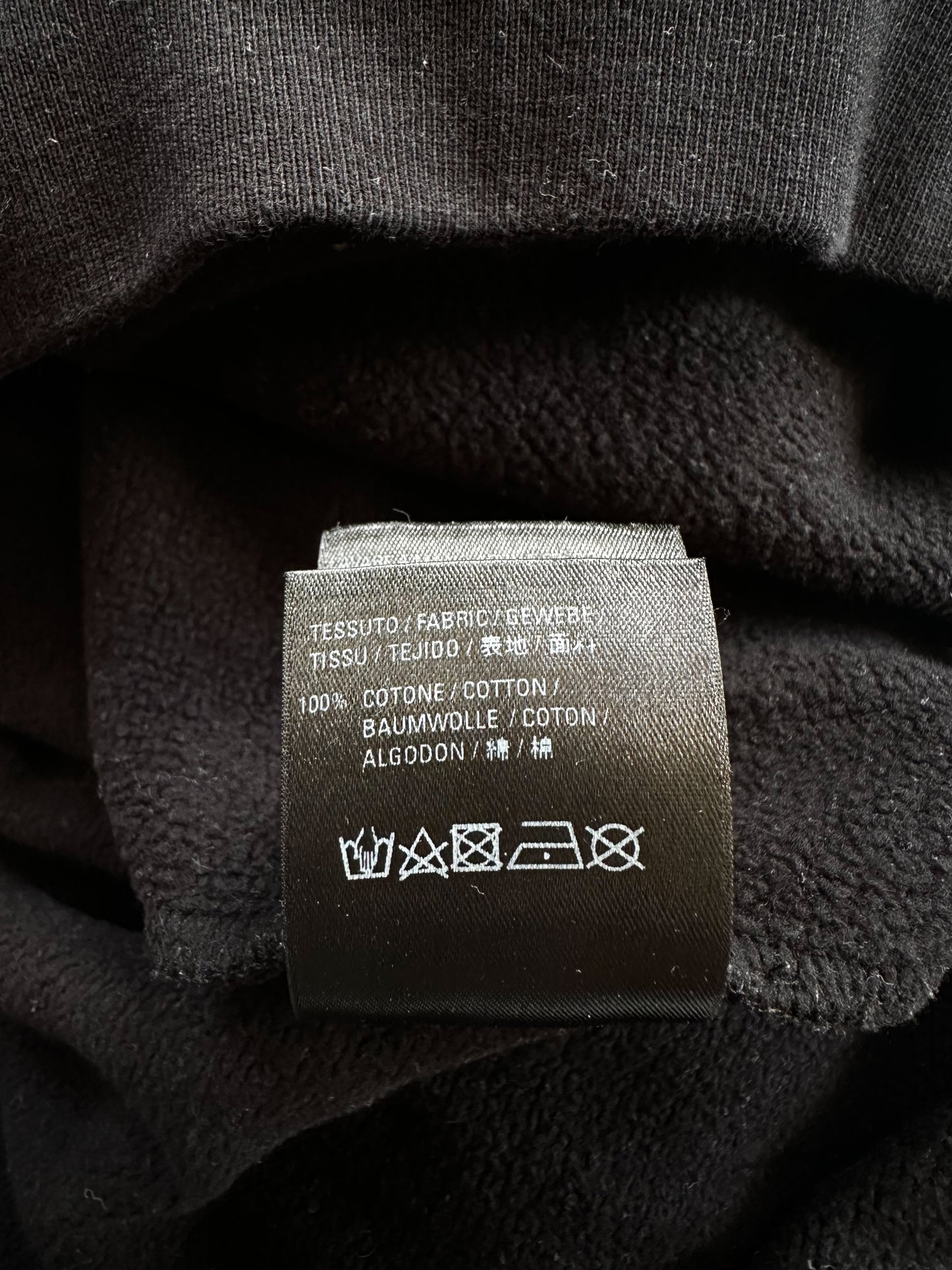 Balenciaga Black & White Pixel Logo Hoodie