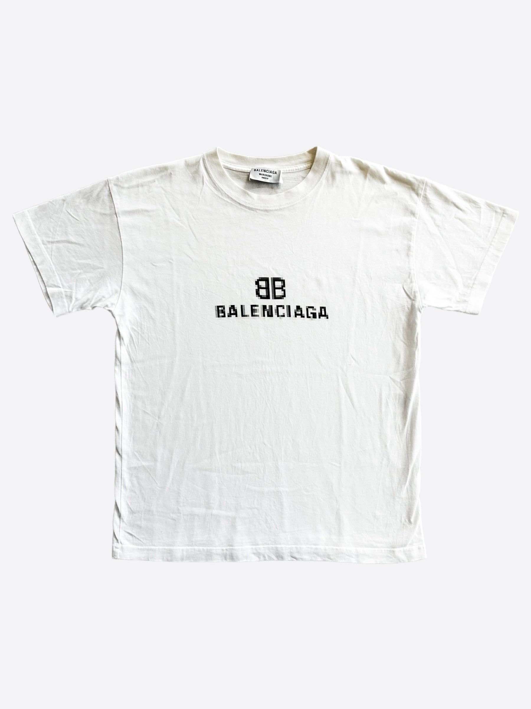 Balenciaga logo t shirt fashion