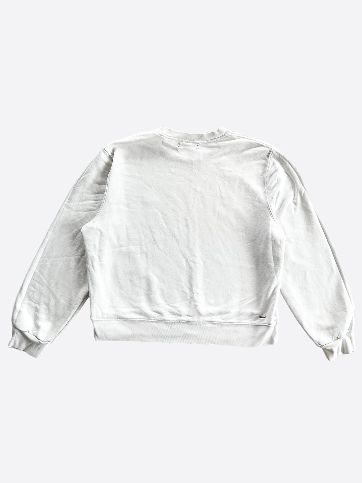 Amiri Grateful Dead White Skull Roses Sweater