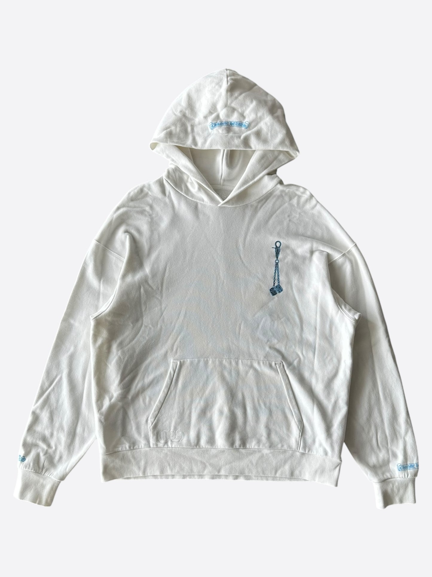 Chrome Hearts White & Blue Las Vegas Dice Hoodie