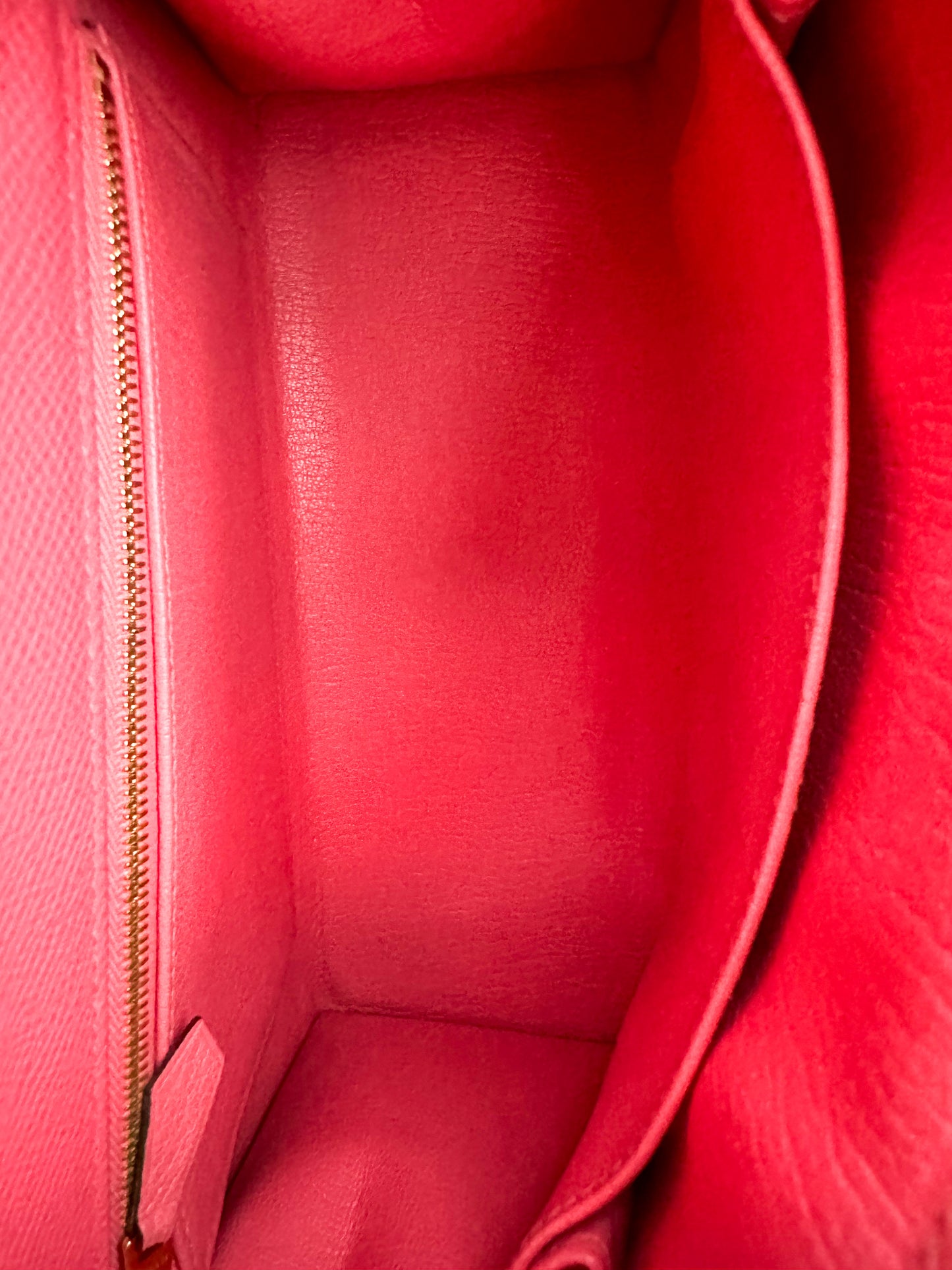 Hermès Pink & Black Epsom Kelly 25