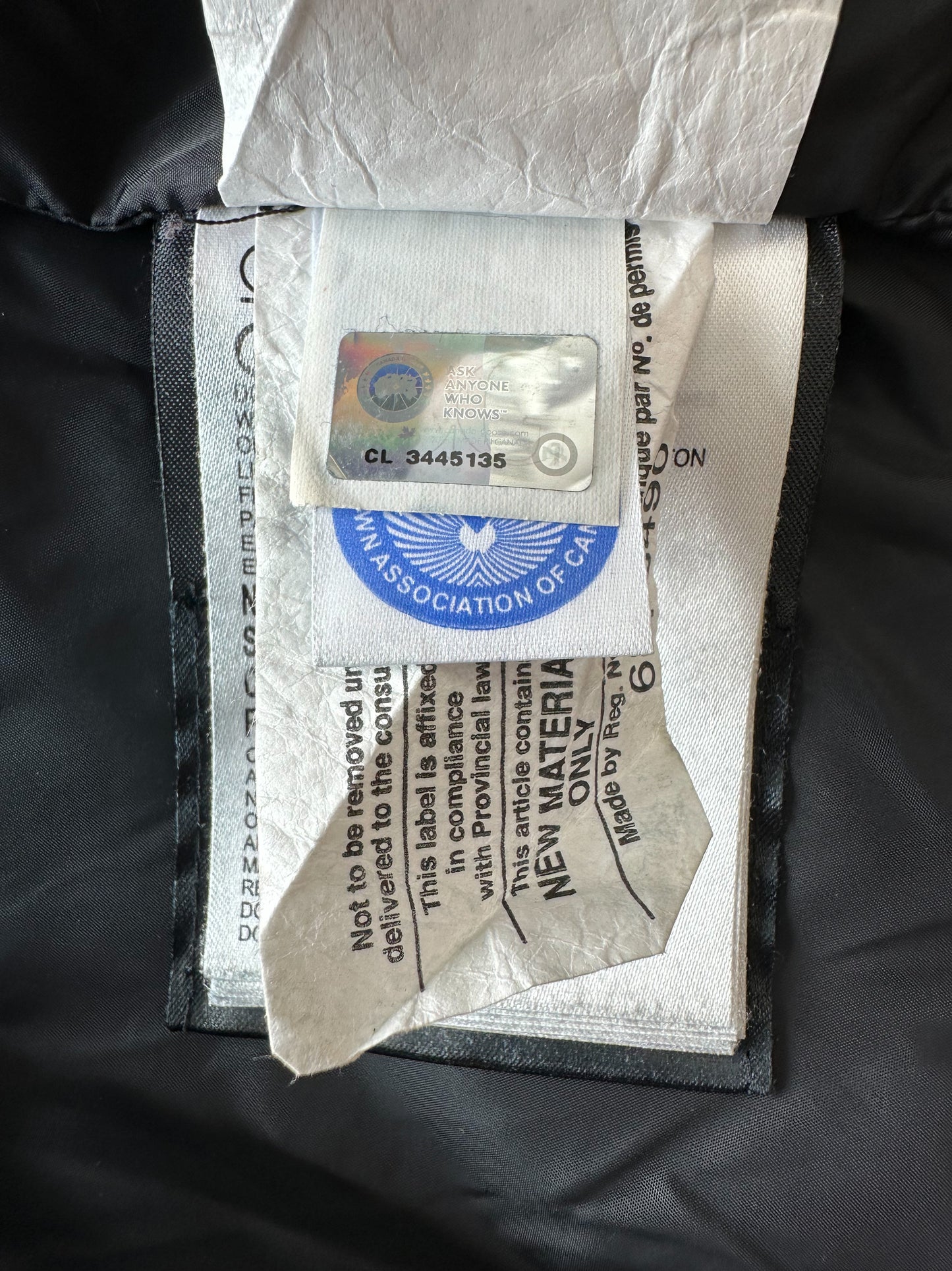 Canada Goose Black Carson Men's Jacket