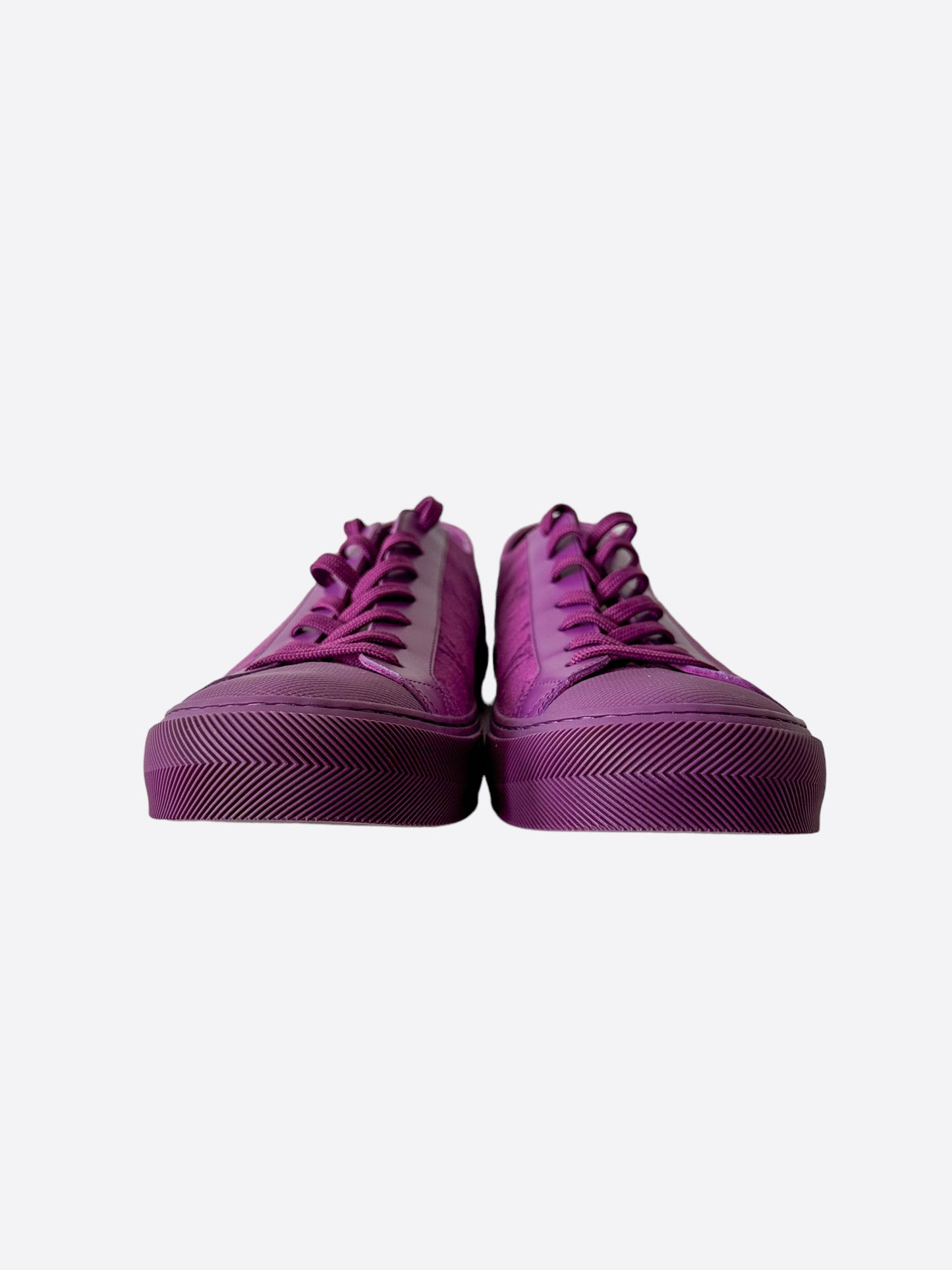 Louis Vuitton Purple Denim Monogram Low Top Sneakers