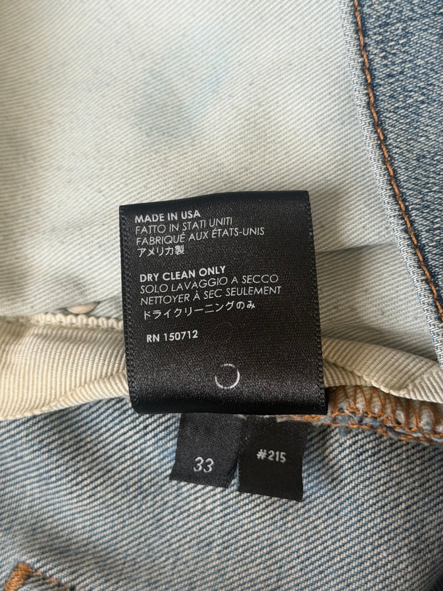 Amiri Indigo & Black Patch MX1 Jeans
