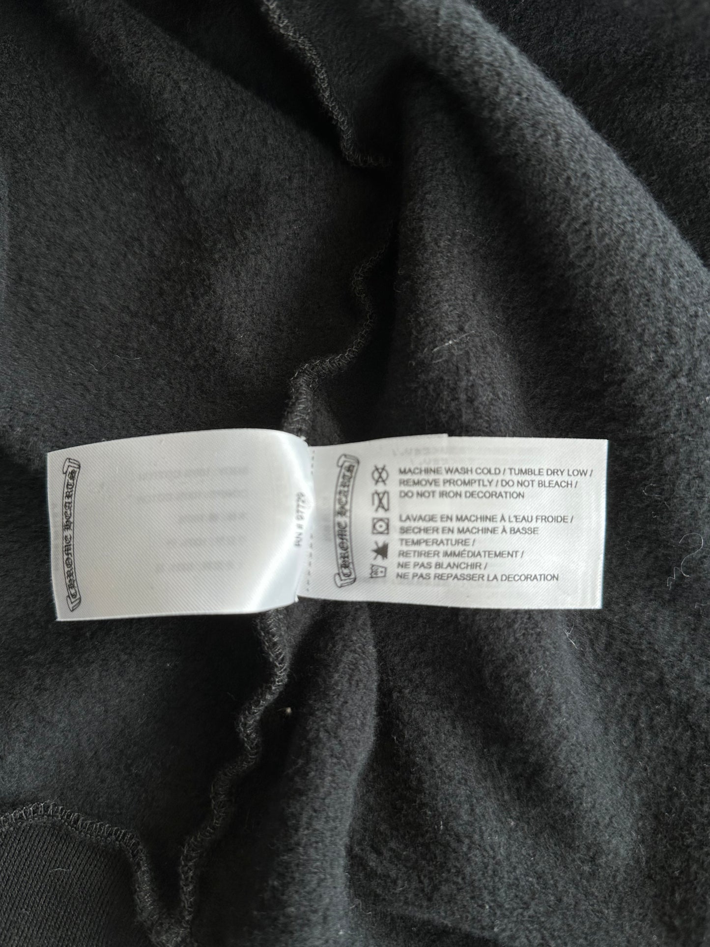 Chrome Hearts Black Multicolor Foti Zip Up Hoodie