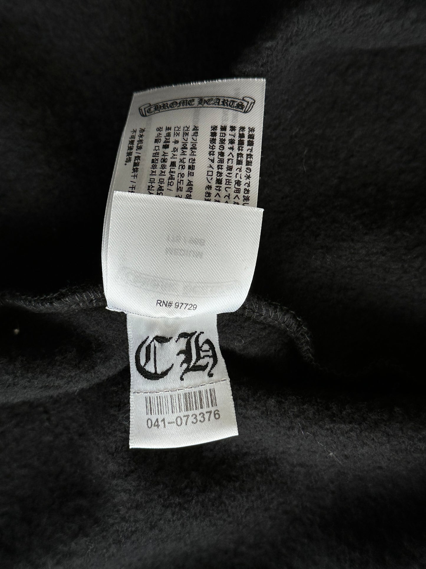 Chrome Hearts Black Multicolor Foti Zip Up Hoodie