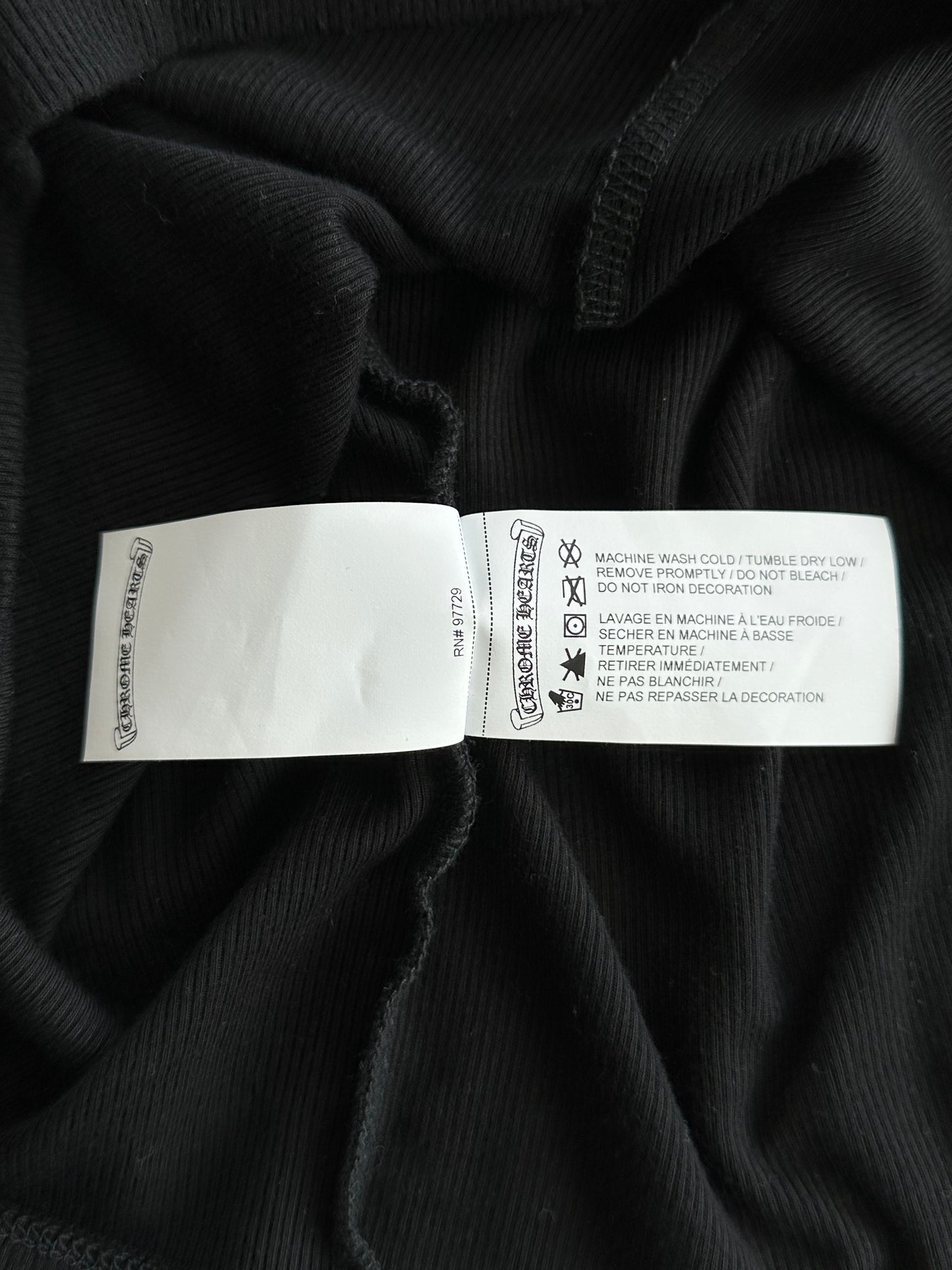 Chrome Hearts Black & White Cross & CH Logo Embroidered Dress