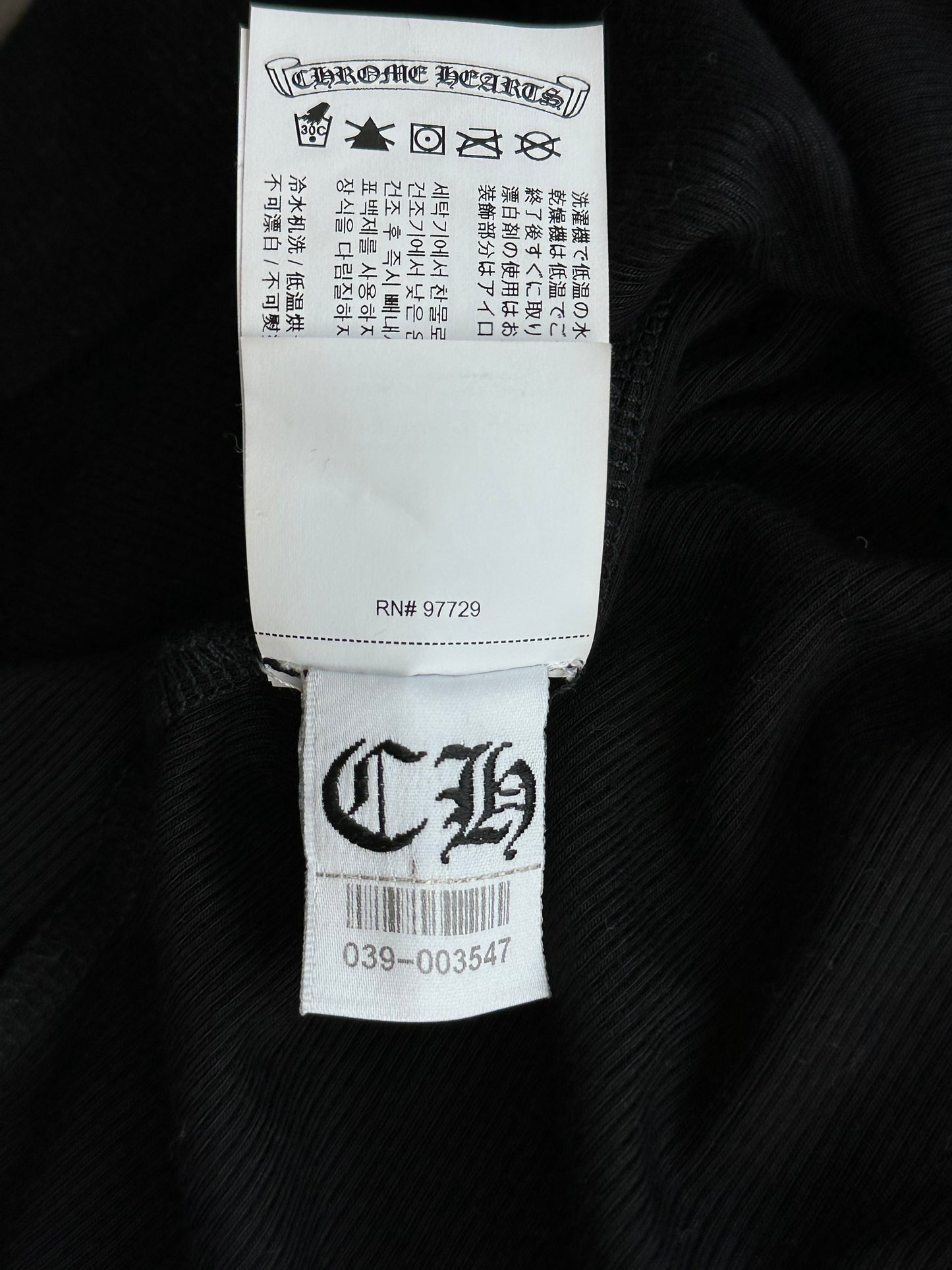 Chrome Hearts Black & White Cross & CH Logo Embroidered Dress
