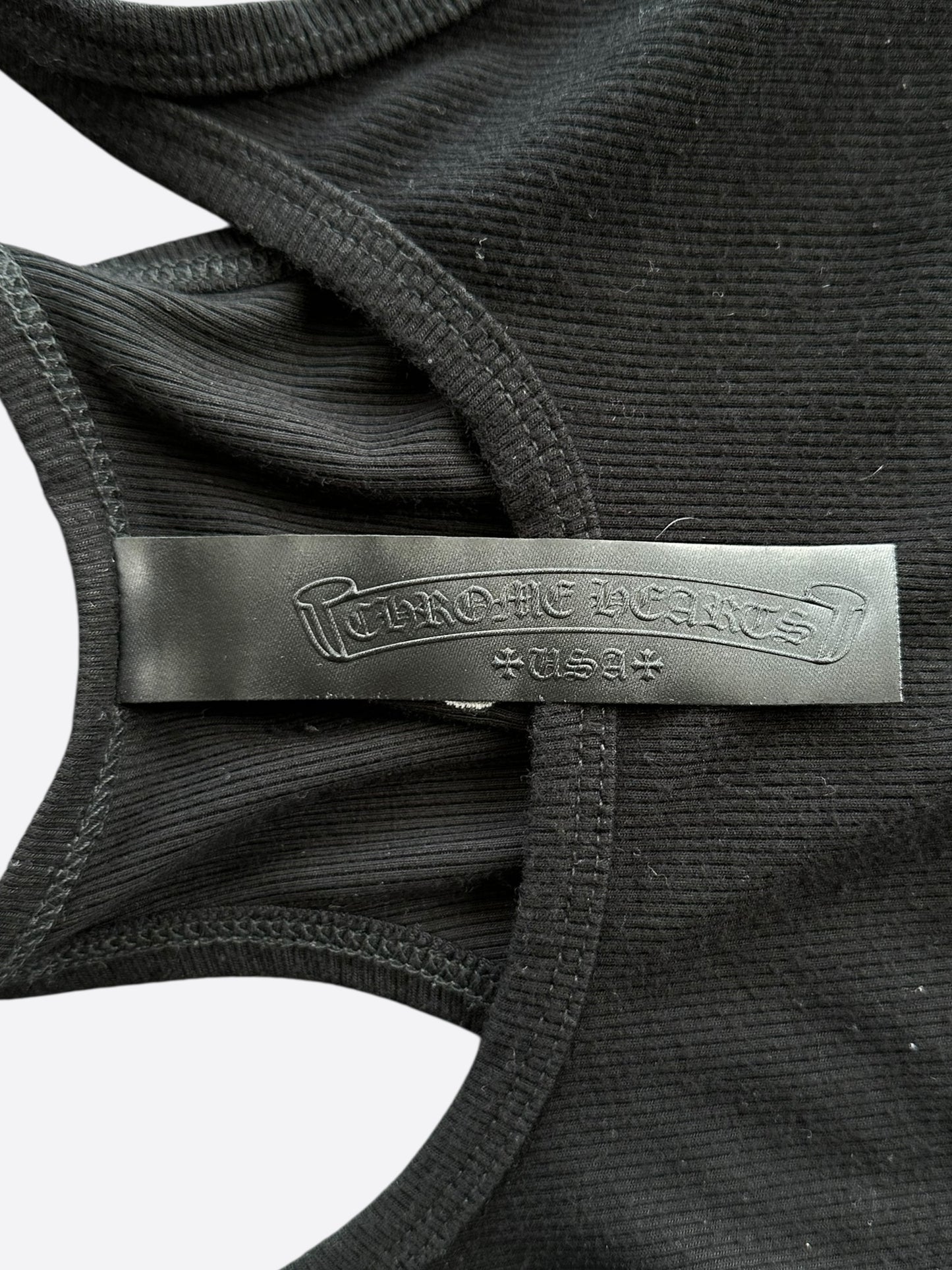Chrome Hearts Black & White Cross & CH Logo Embroidered Dress