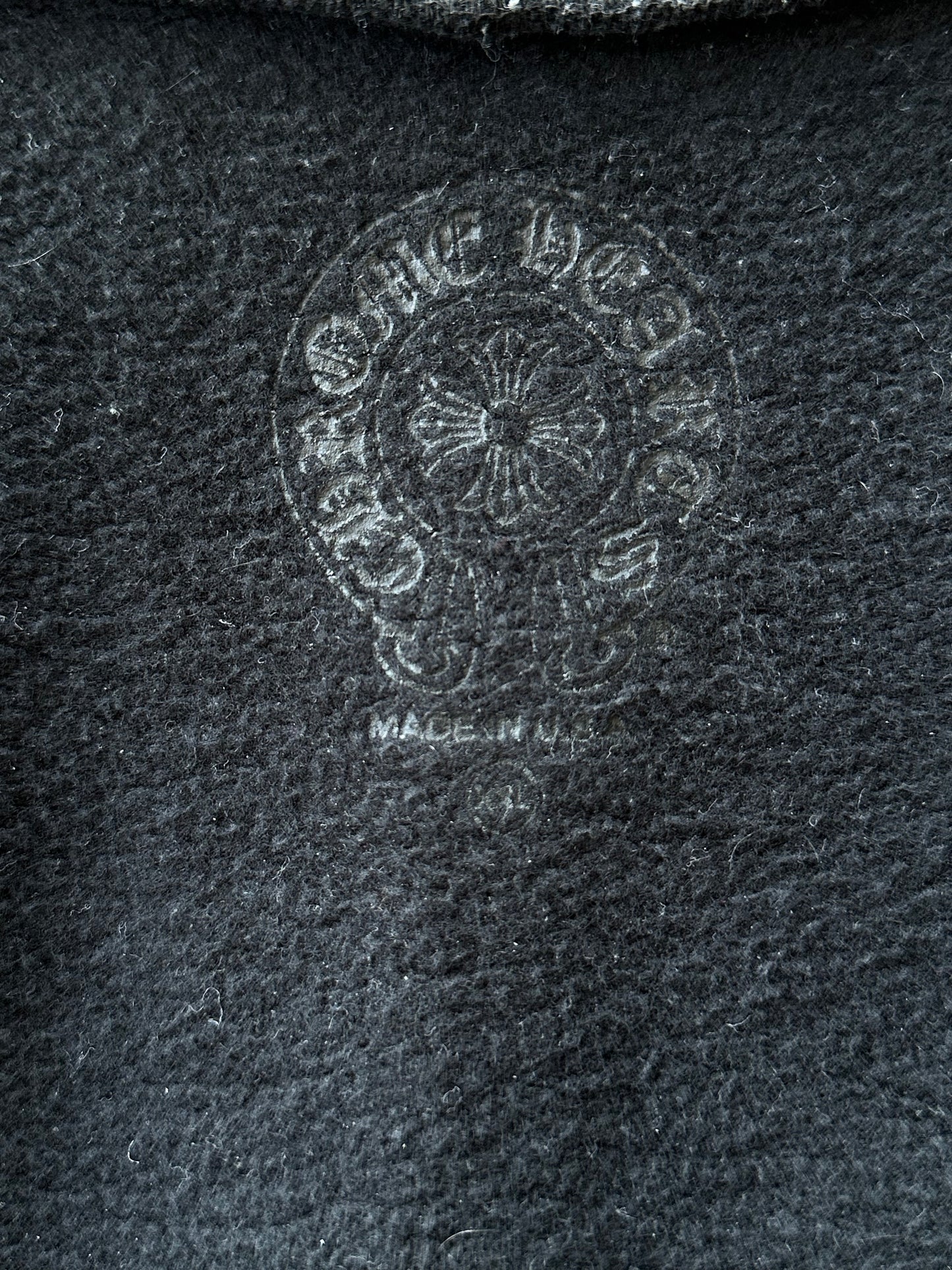 Chrome Hearts Black Aspen Exclusive Horseshoe Zip Up Hoodie