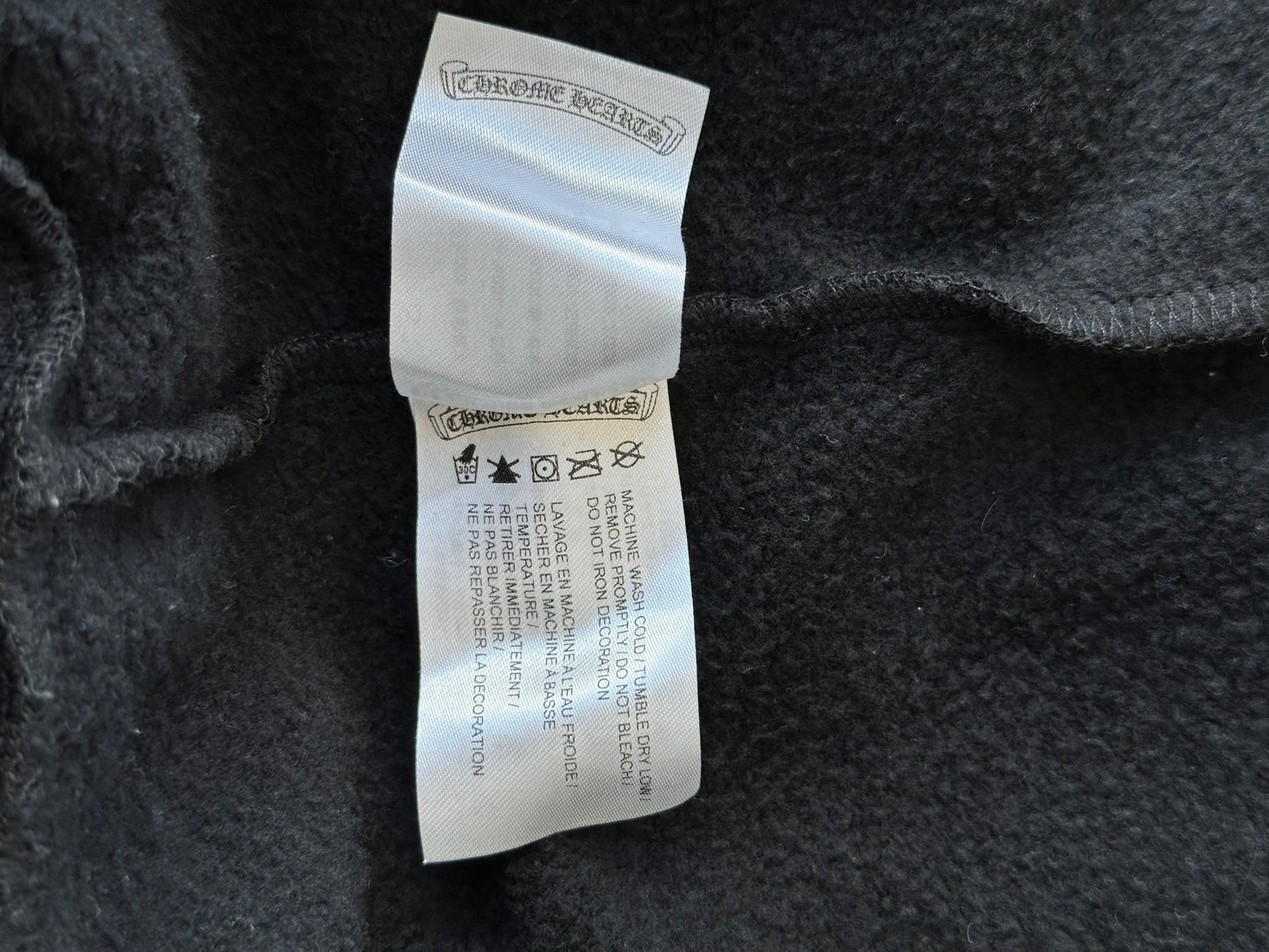 Chrome Hearts Black Aspen Exclusive Horseshoe Zip Up Hoodie