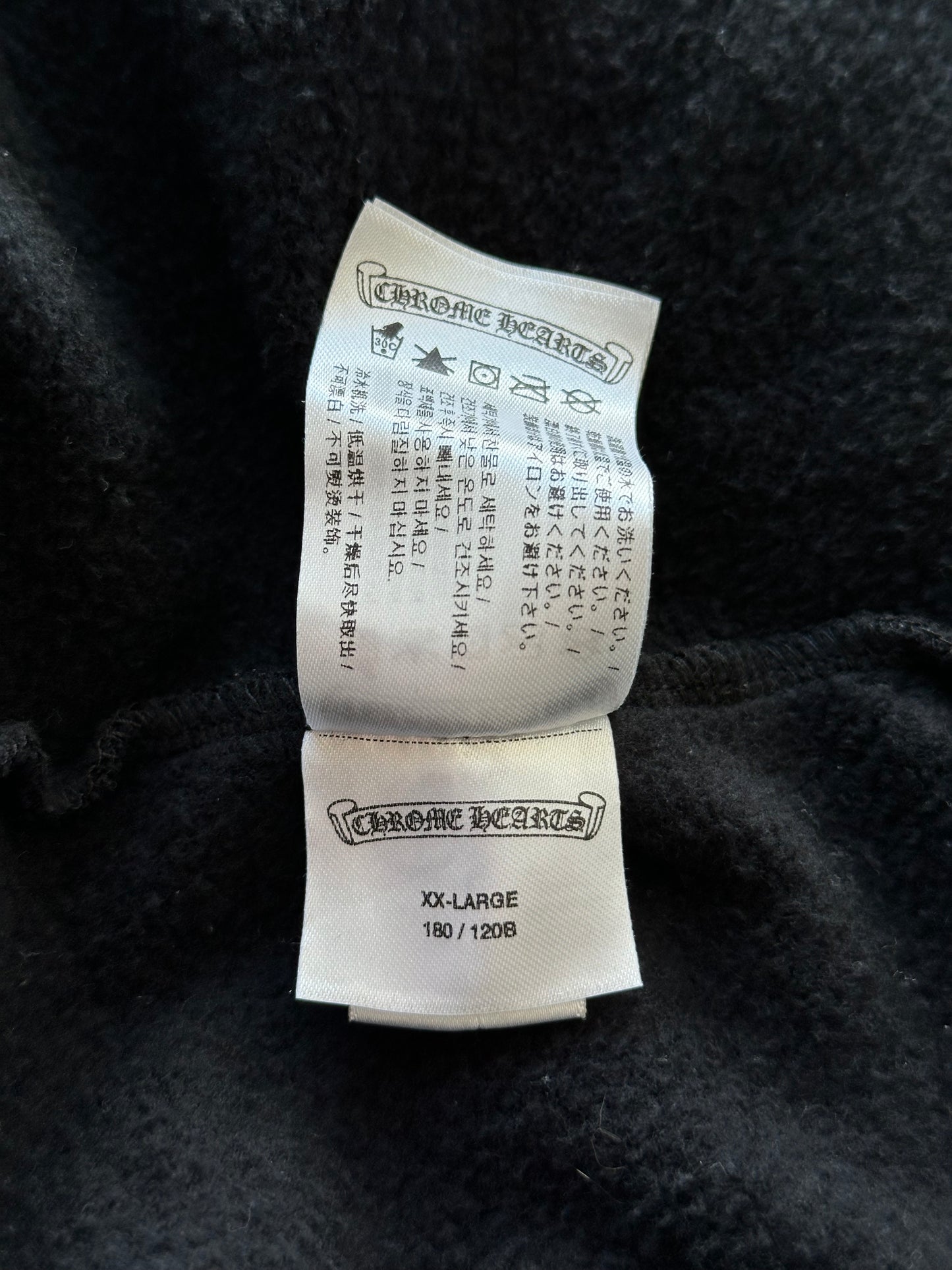 Chrome Hearts Black Aspen Exclusive Horseshoe Zip Up Hoodie