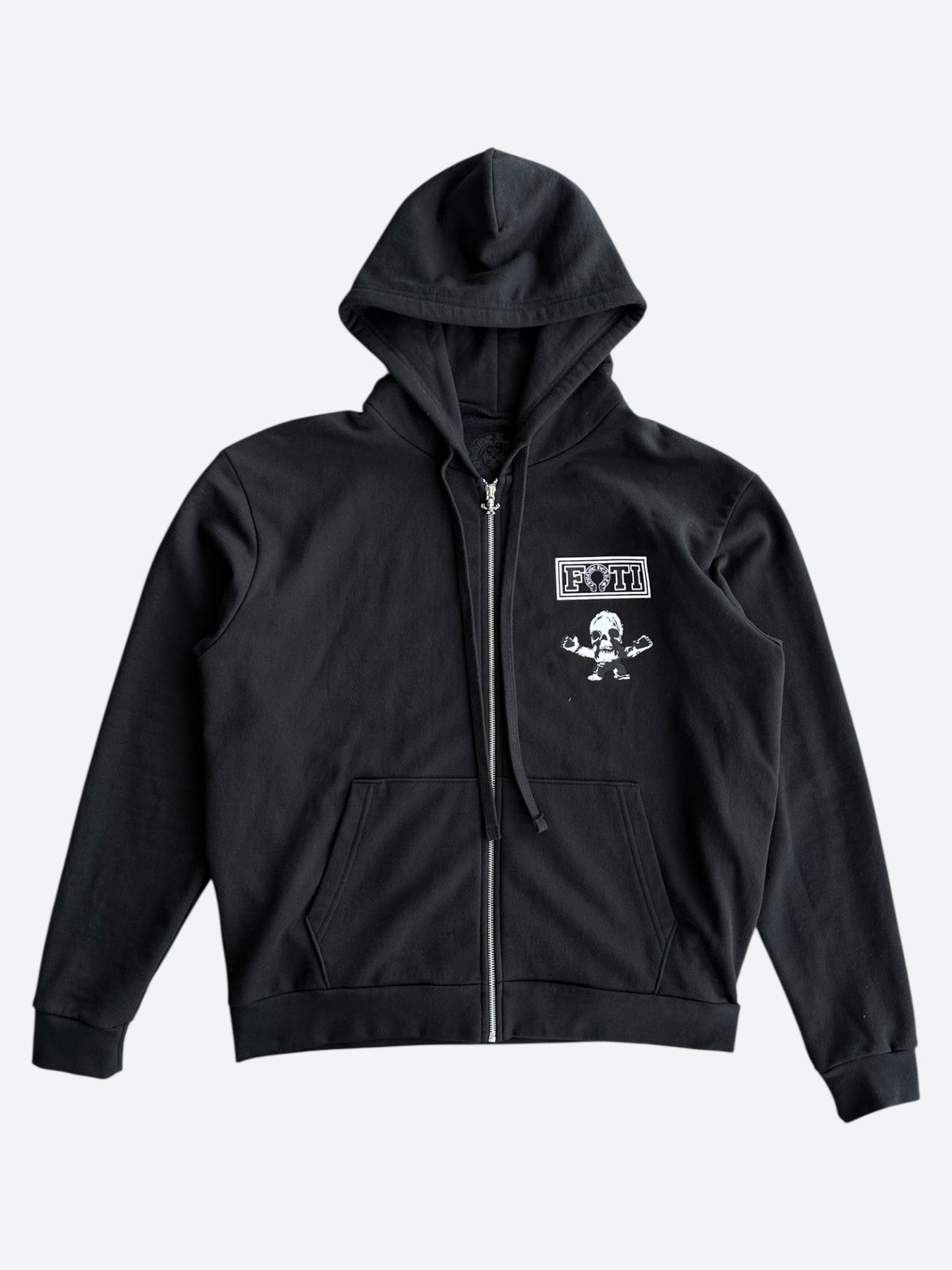 Chrome Hearts Black Multicolor Foti Zip Up Hoodie