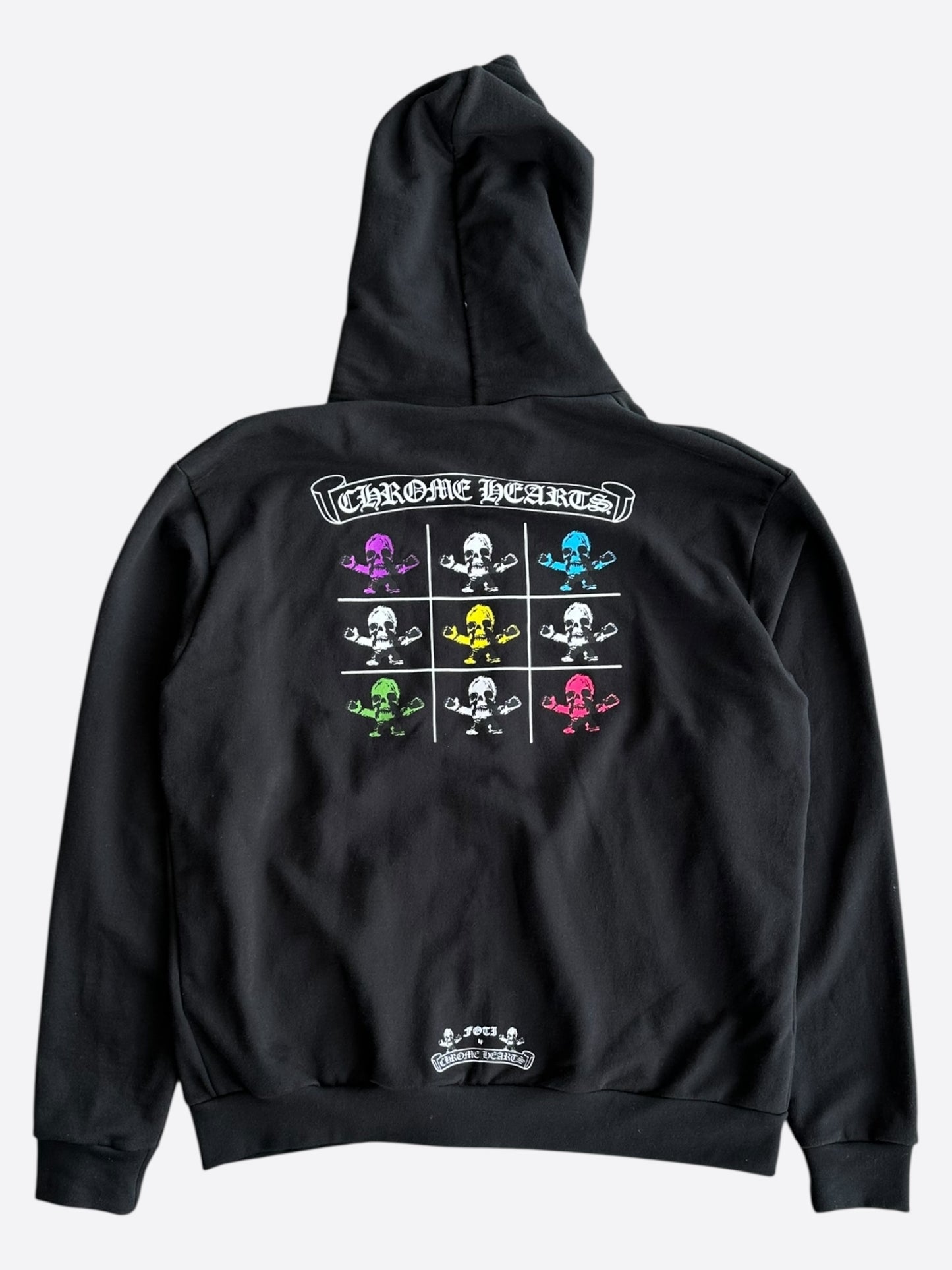 Chrome Hearts Black Multicolor Foti Zip Up Hoodie
