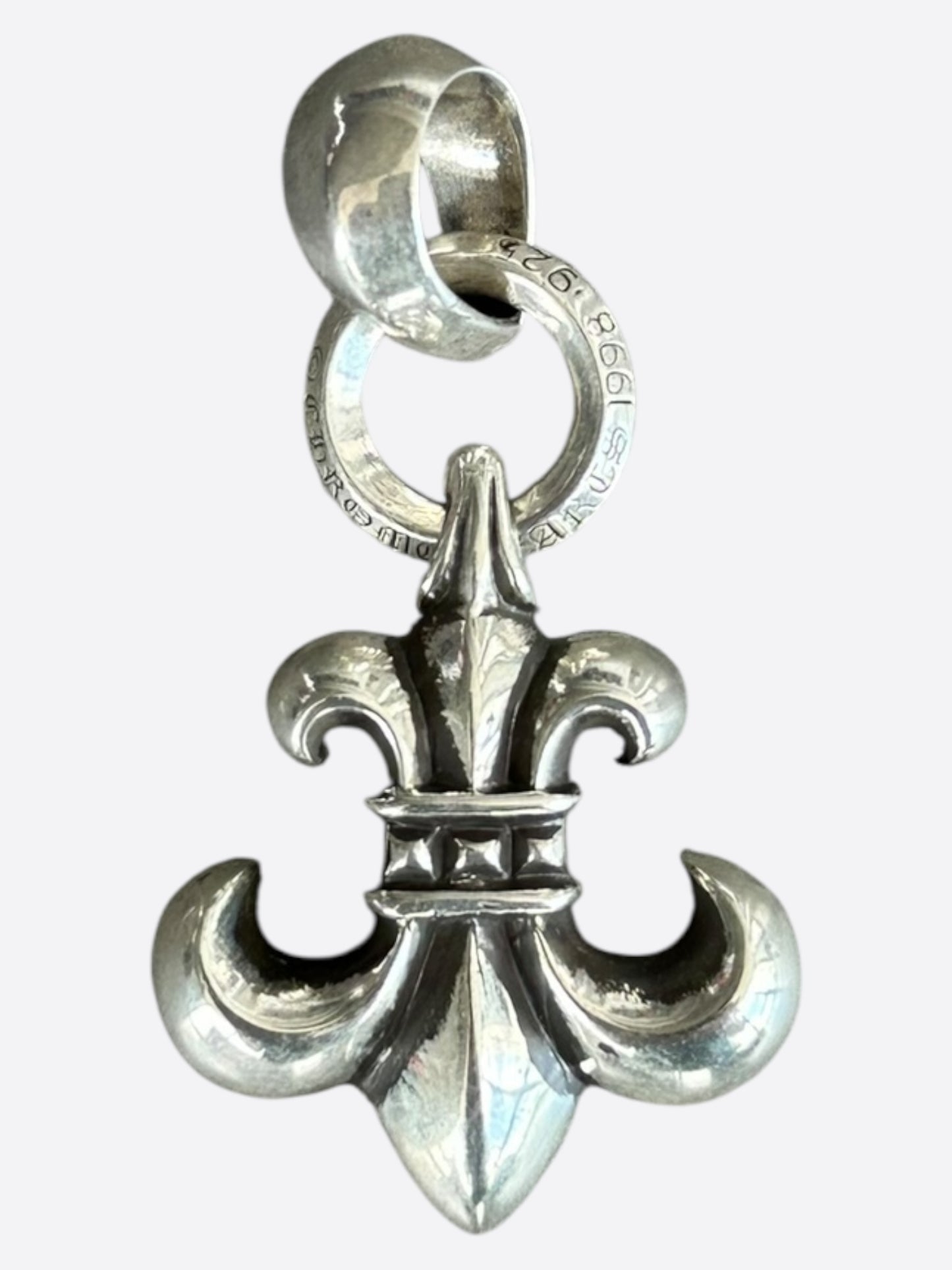 Chrome Hearts Silver Fleur Pendant
