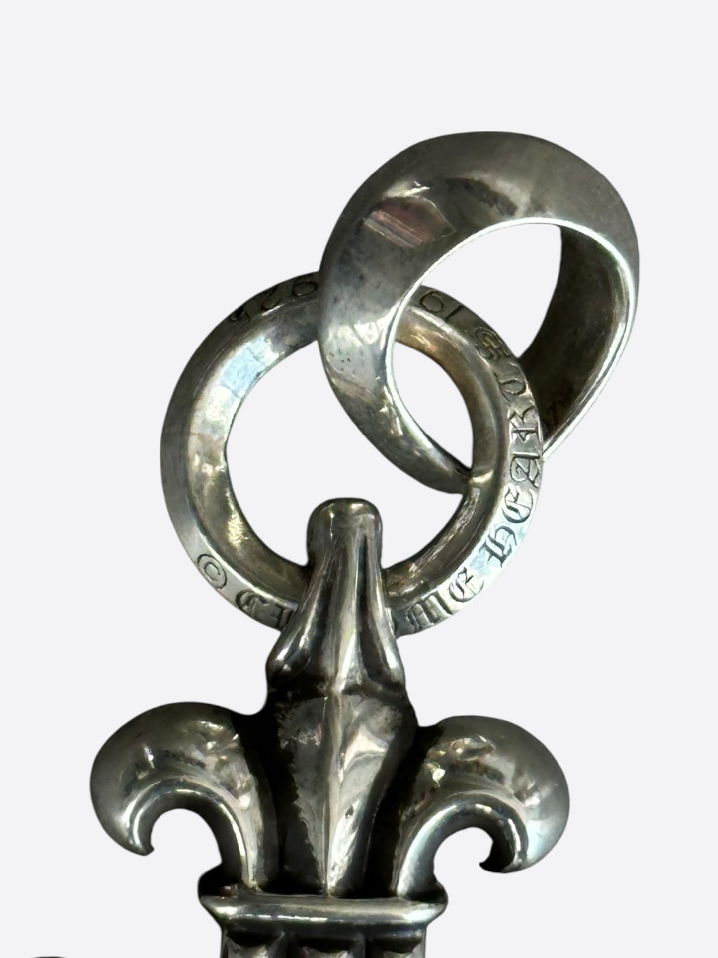 Chrome Hearts Silver Fleur Pendant
