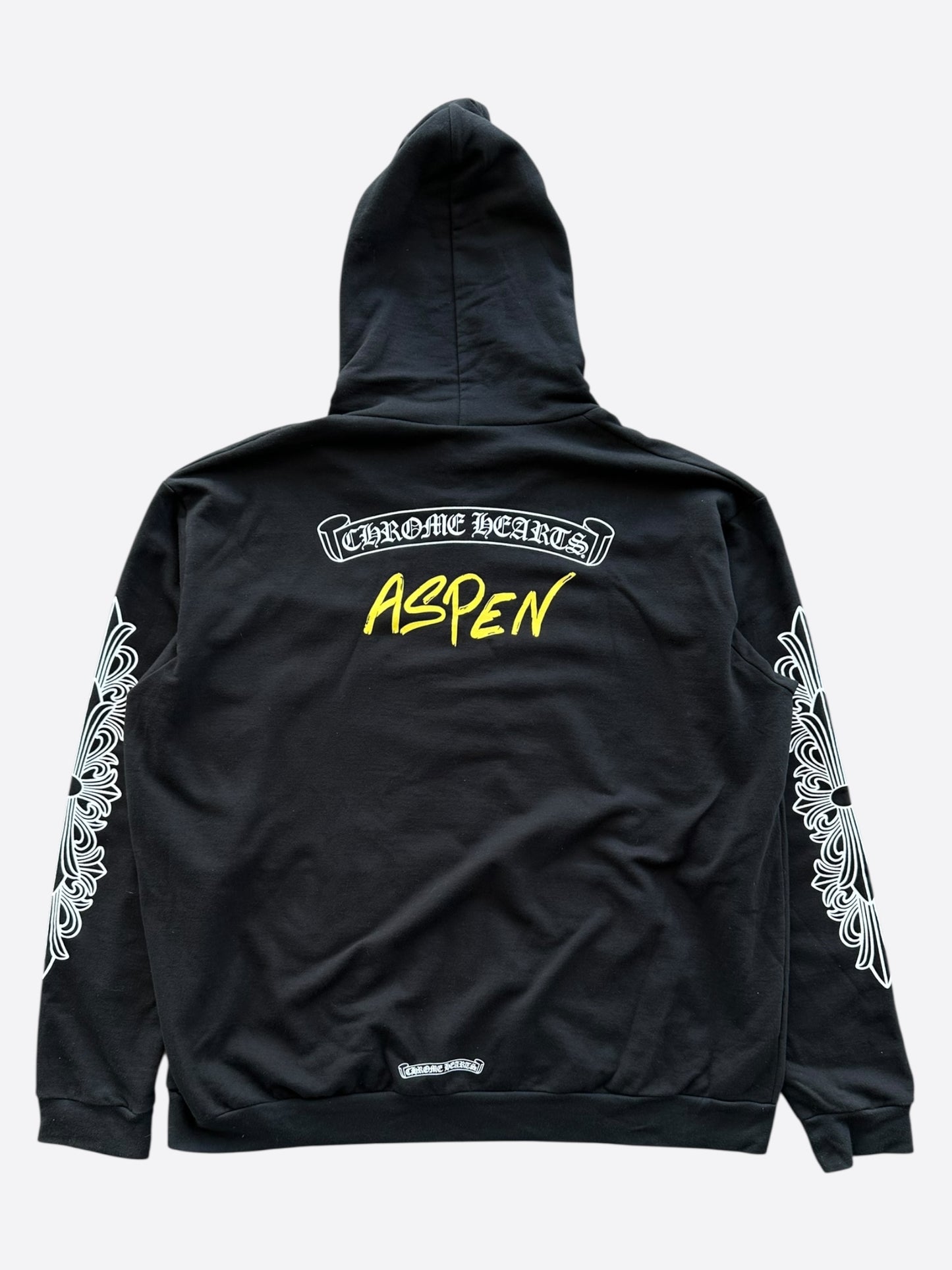 Chrome Hearts Black Aspen Exclusive Horseshoe Zip Up Hoodie