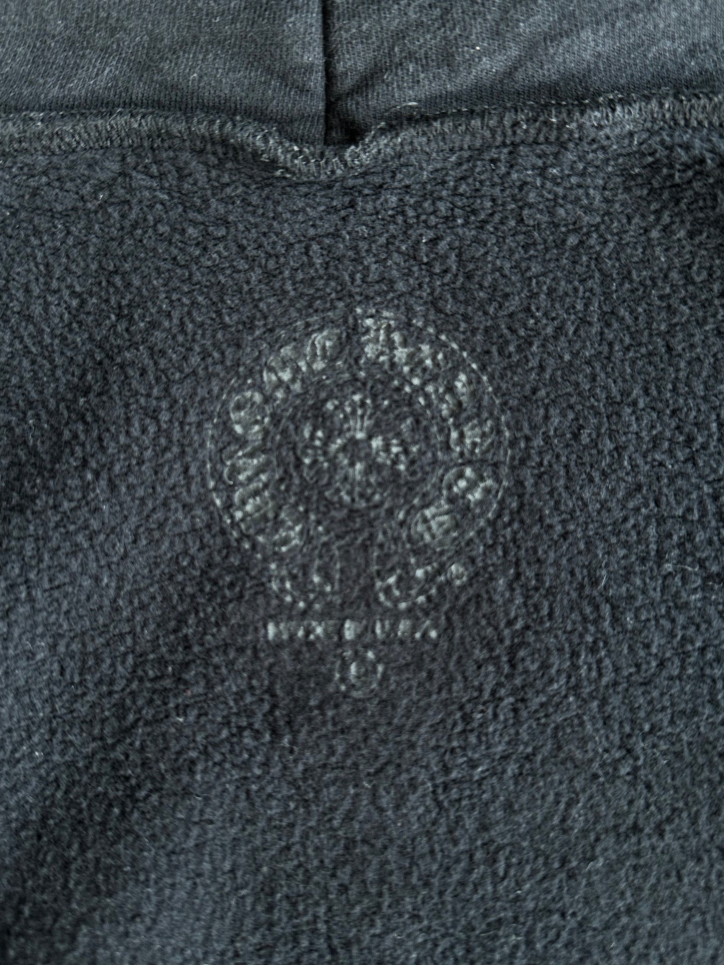 Chrome Hearts Black Multicolor Cross Zip Up Hoodie