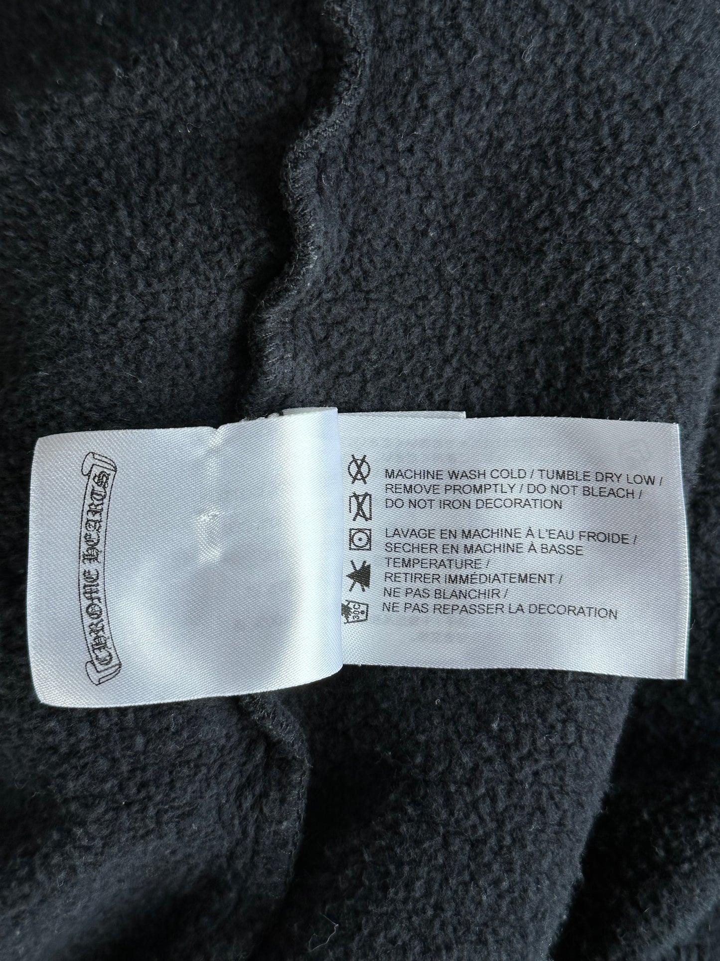 Chrome Hearts Black Multicolor Cross Zip Up Hoodie