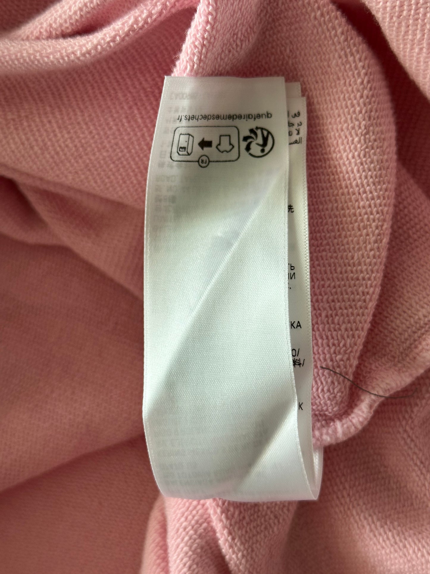 Balenciaga Pink & White Paris Logo Hoodie