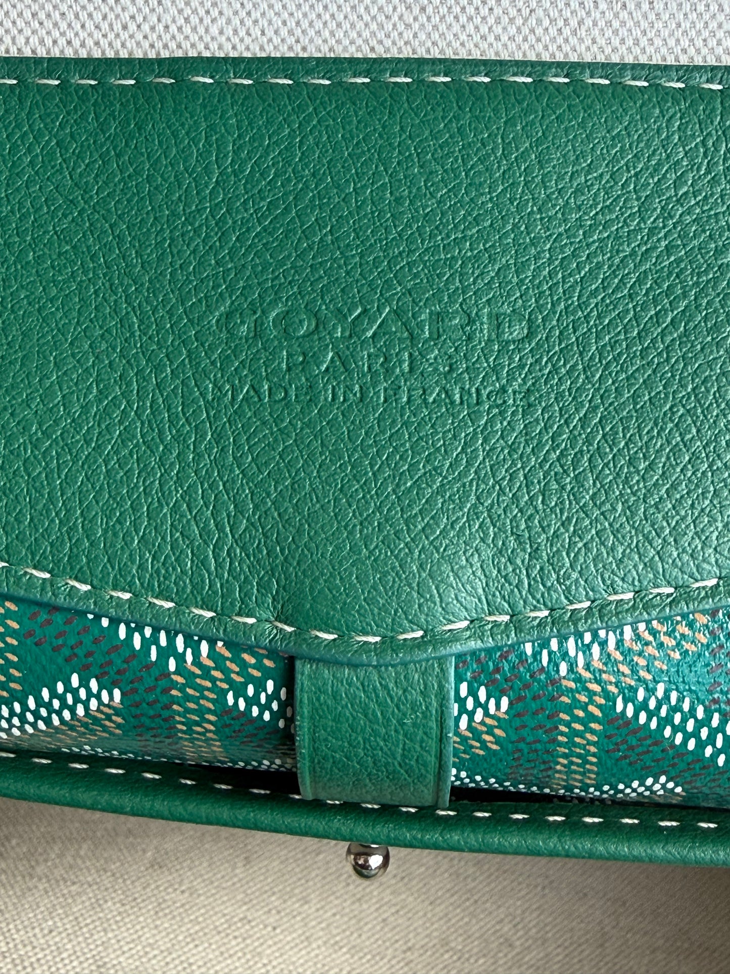 Goyard Green Cisalpin Backpack