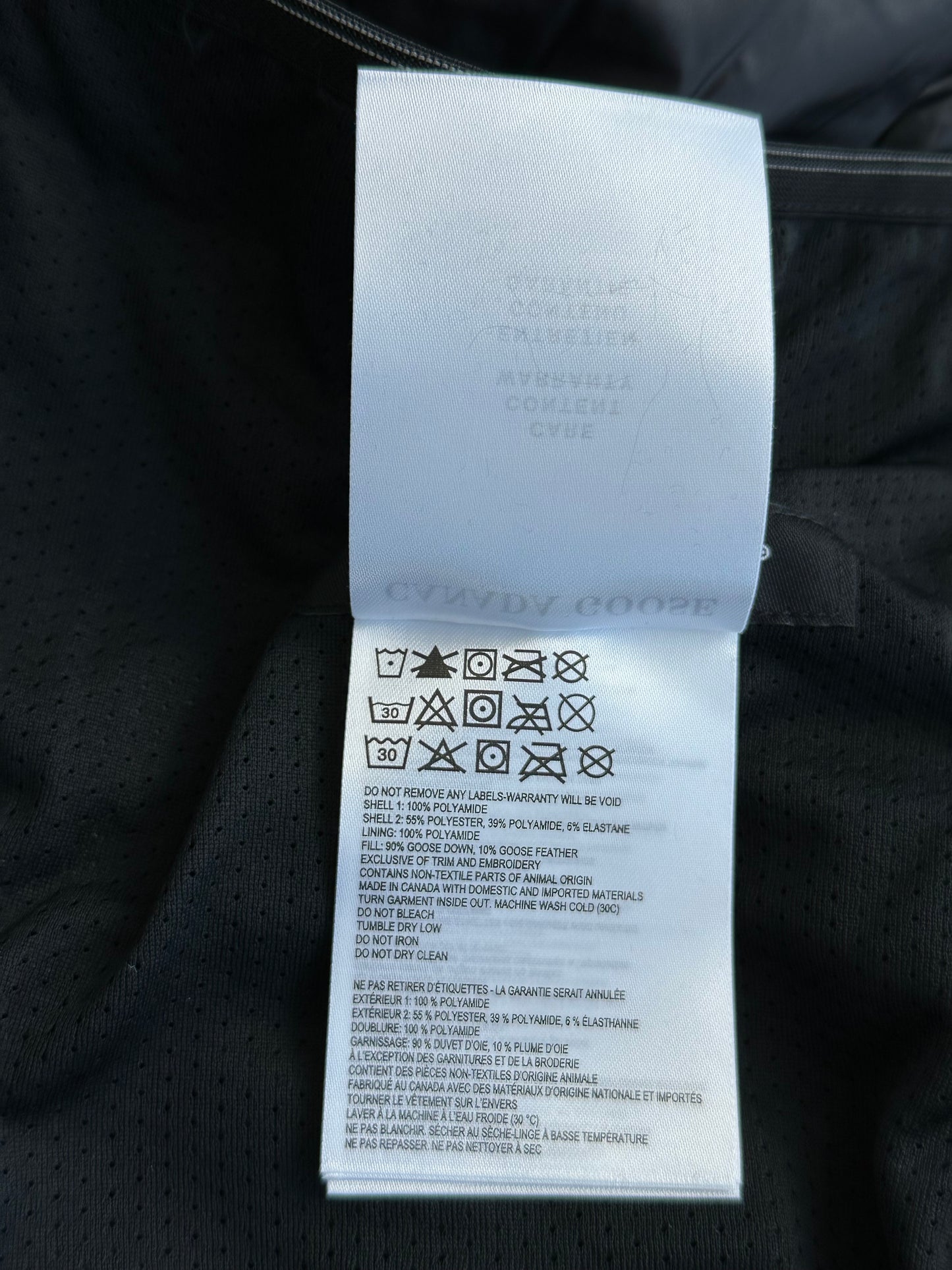 Canada Goose Black Hybridge Lite Hoody Jacket