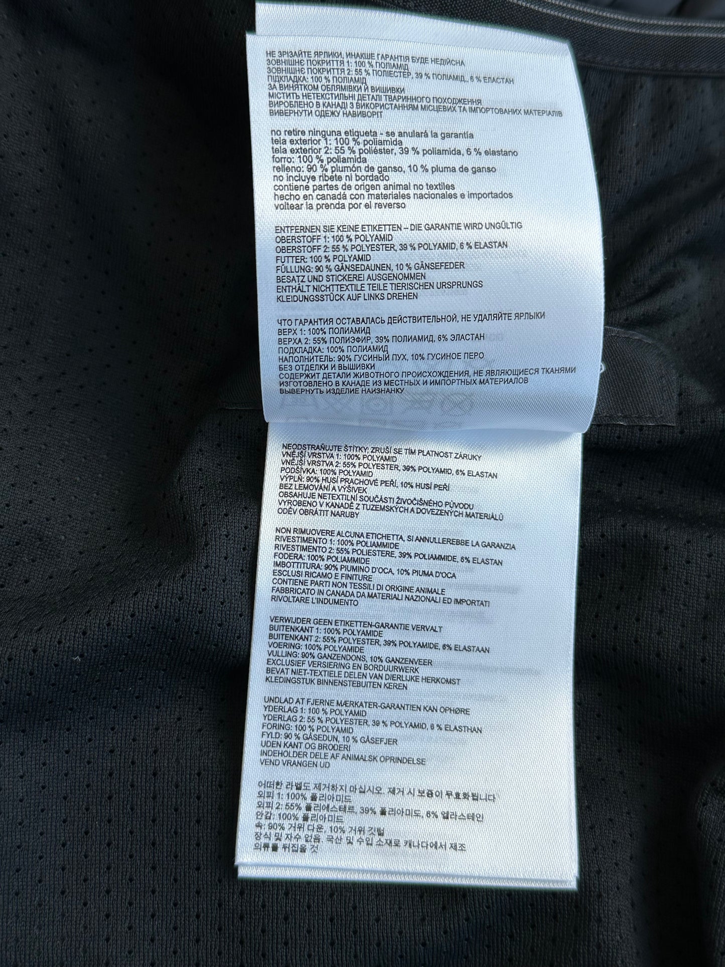 Canada Goose Black Hybridge Lite Hoody Jacket