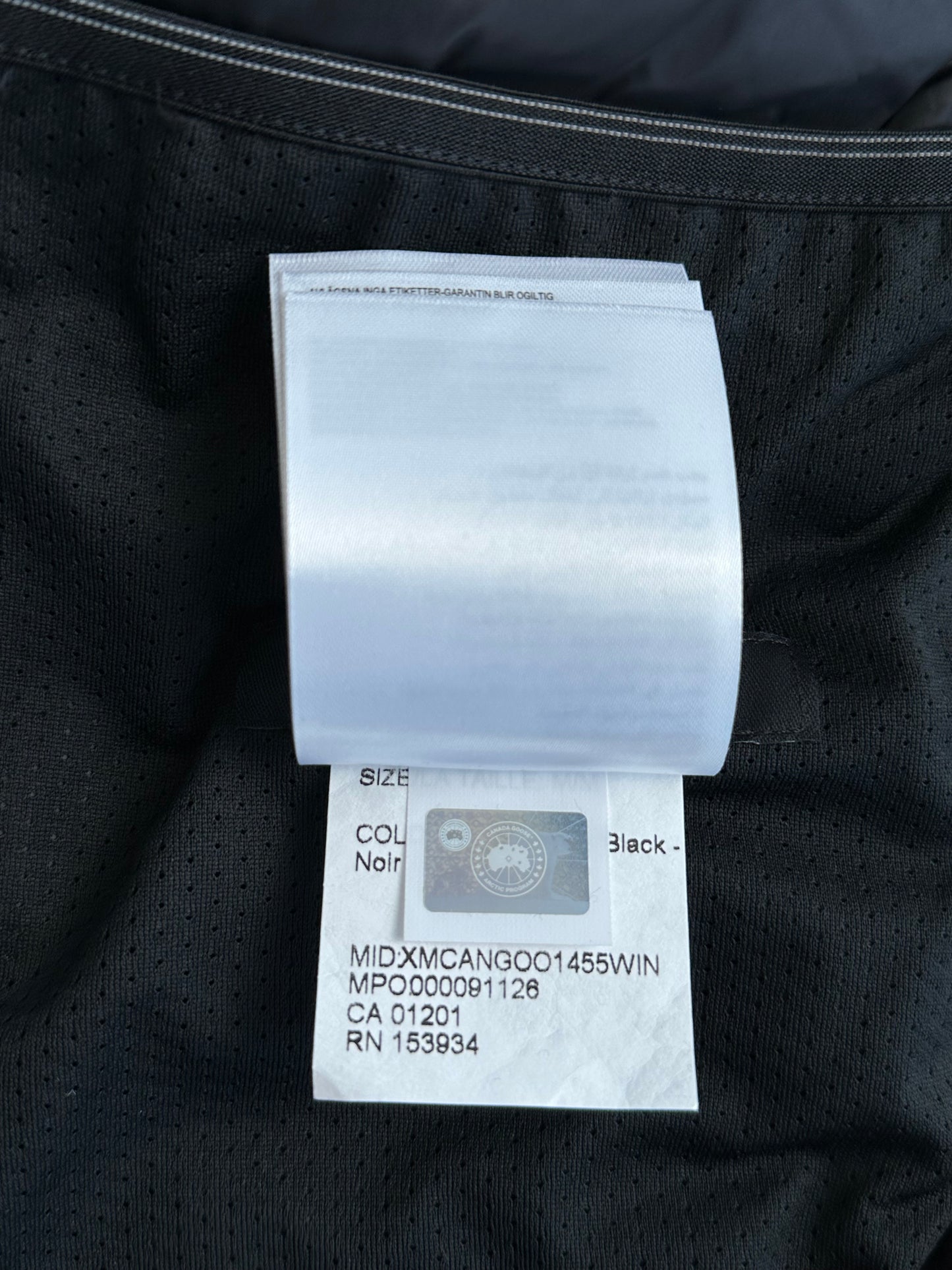 Canada Goose Black Hybridge Lite Hoody Jacket