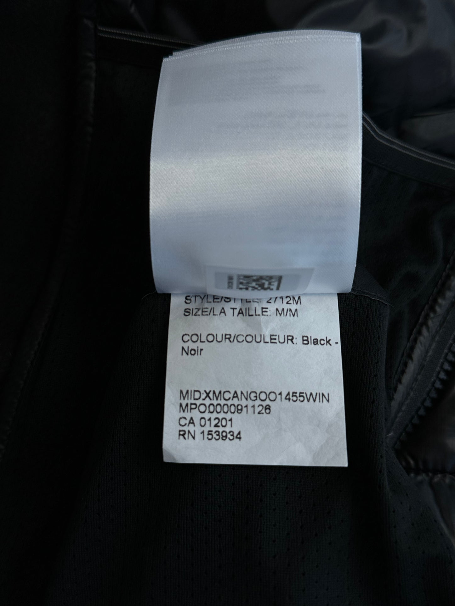 Canada Goose Black Hybridge Lite Hoody Jacket
