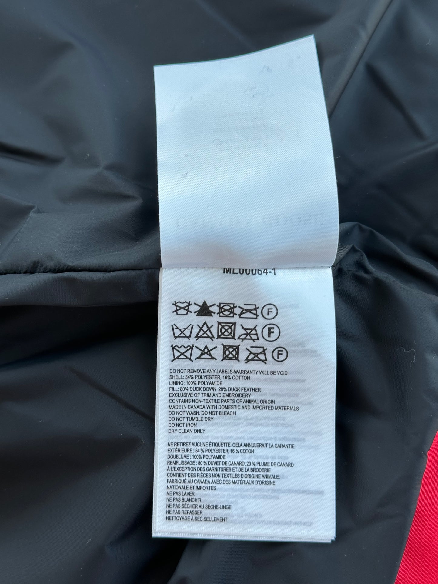 Canada Goose Red Freestyle Men's Vest