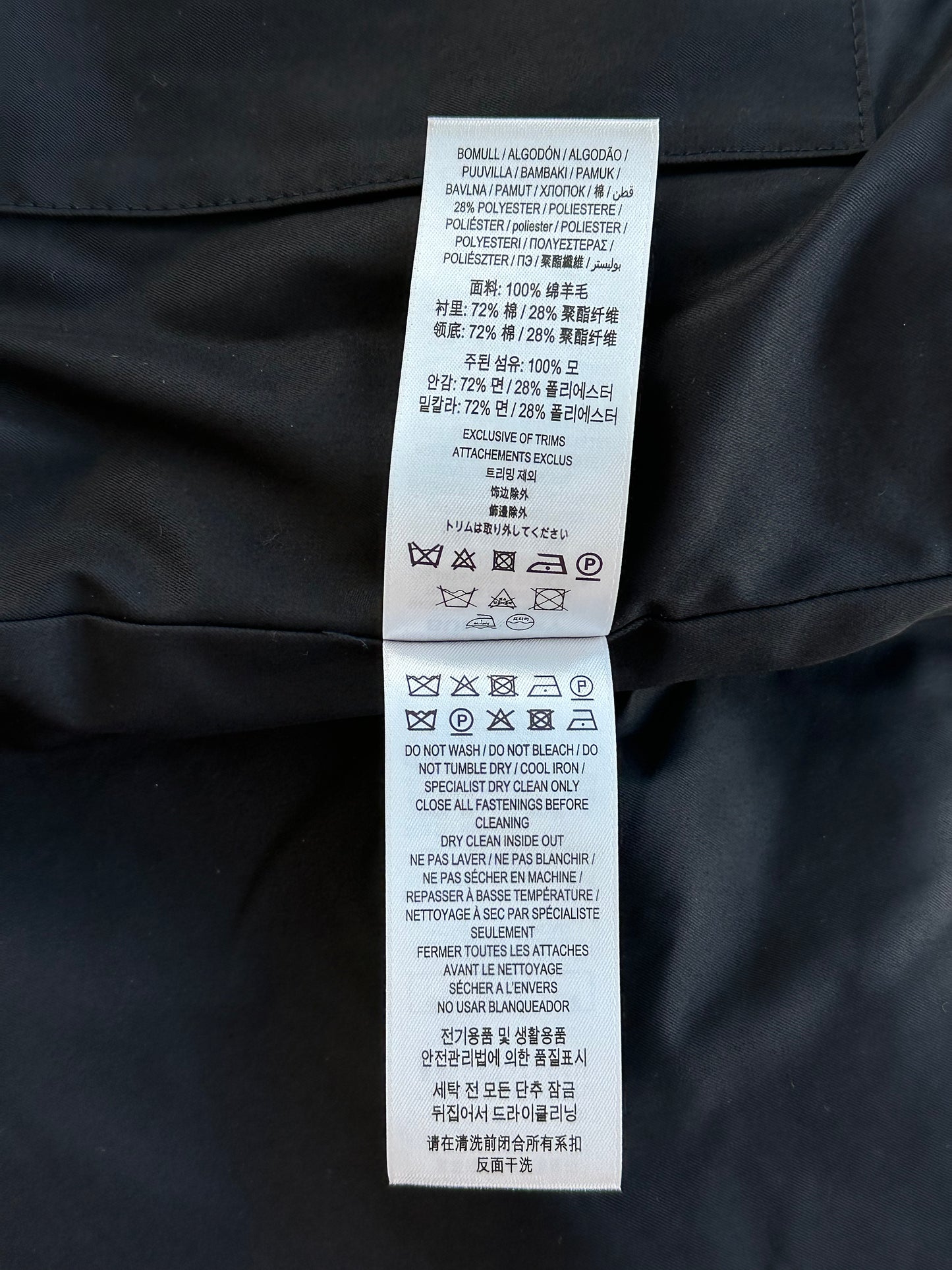 Burberry Tan Patchwork Check Wool Overshirt